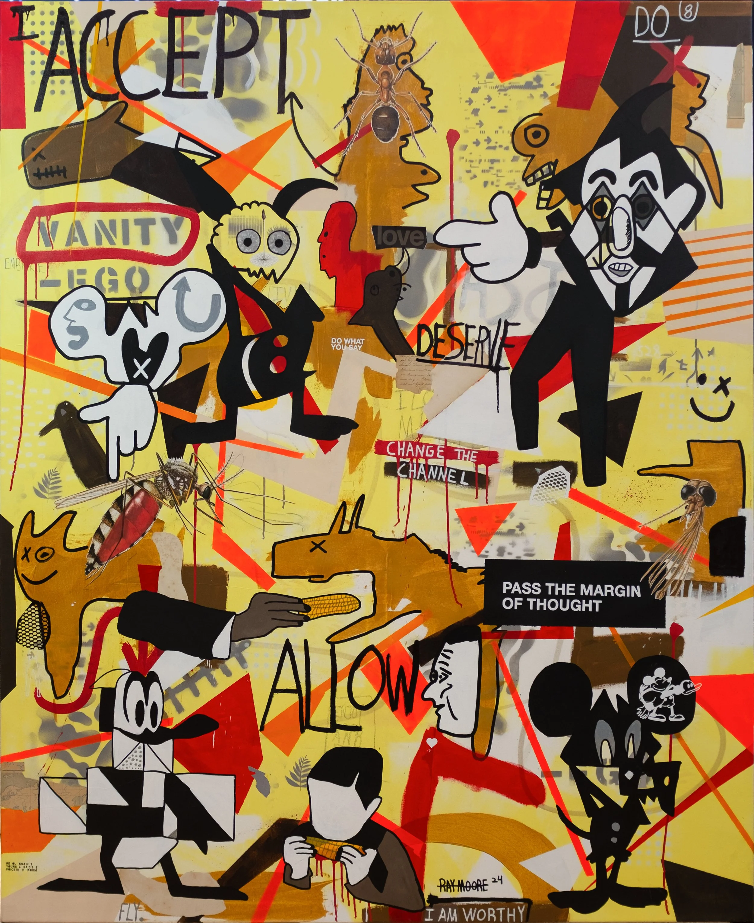 150x180cm mixed media on canvas