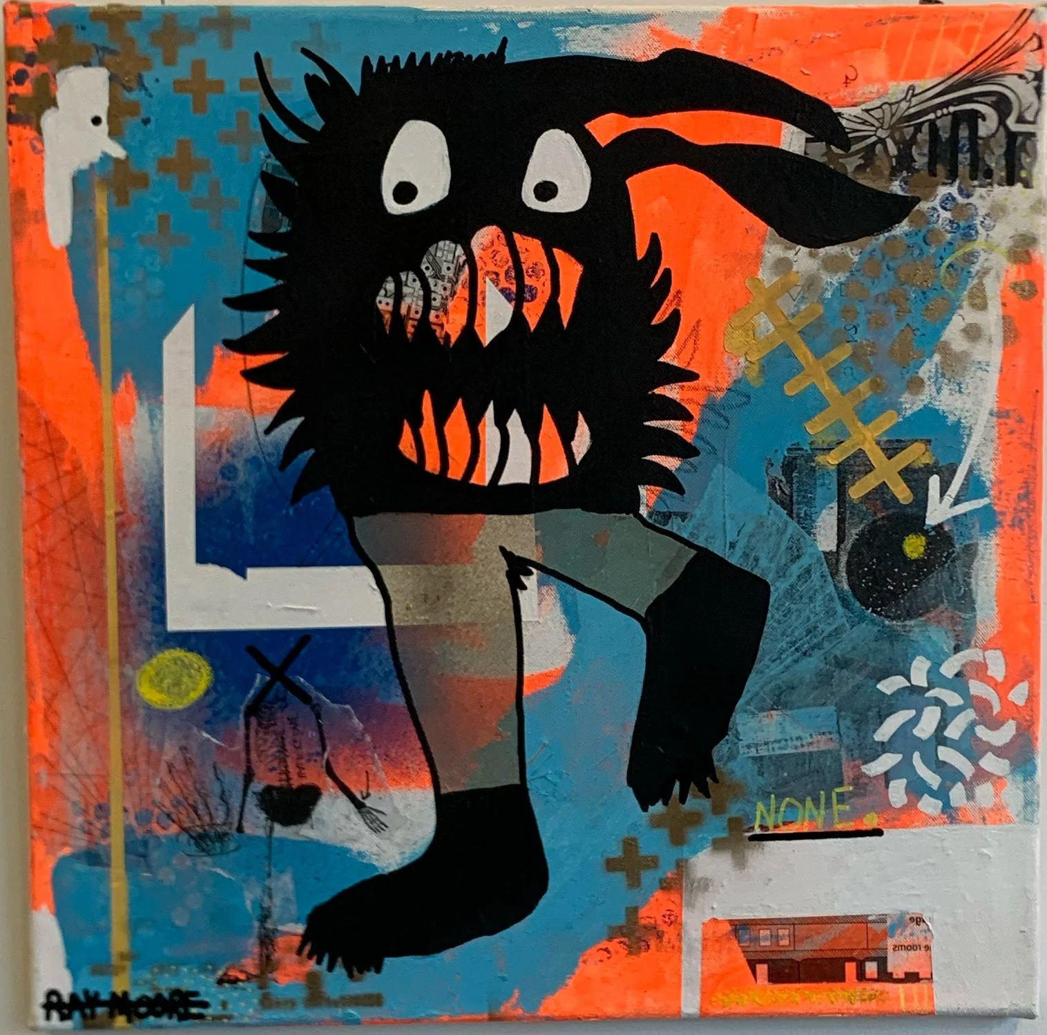 50x50cm mixed media on canvas