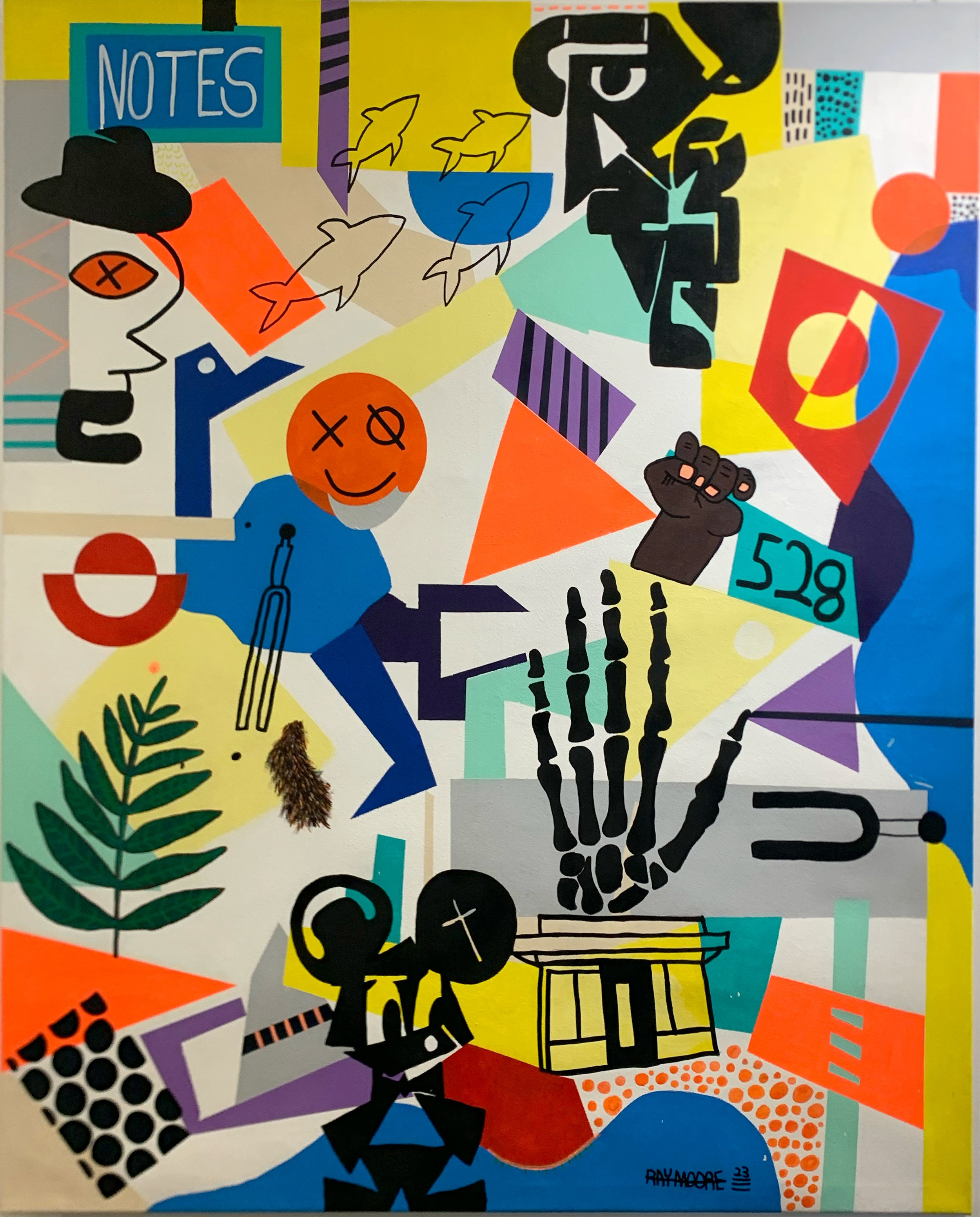 150x180cm mixed media on canvas