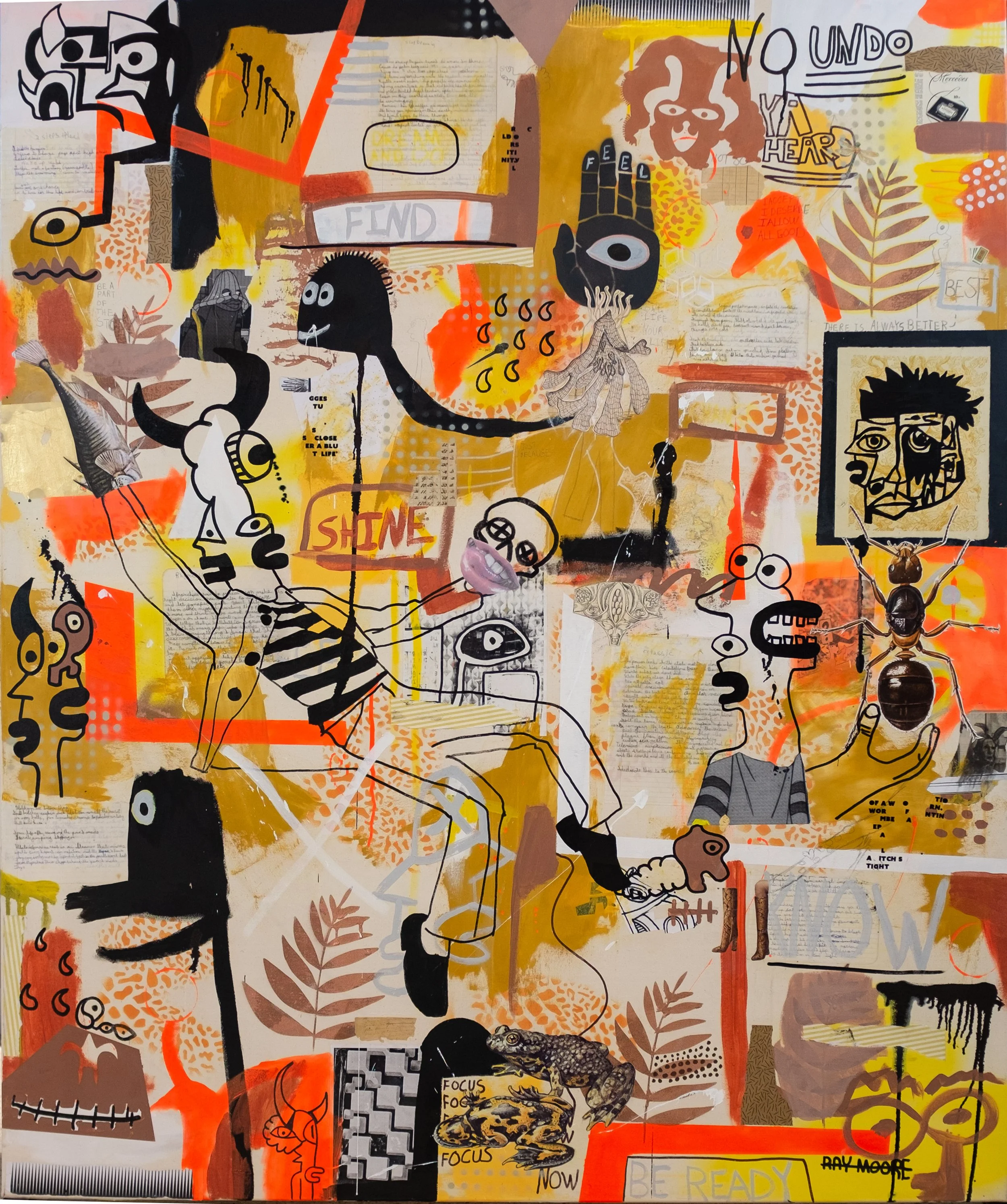 150x180cm mixed media on canvas