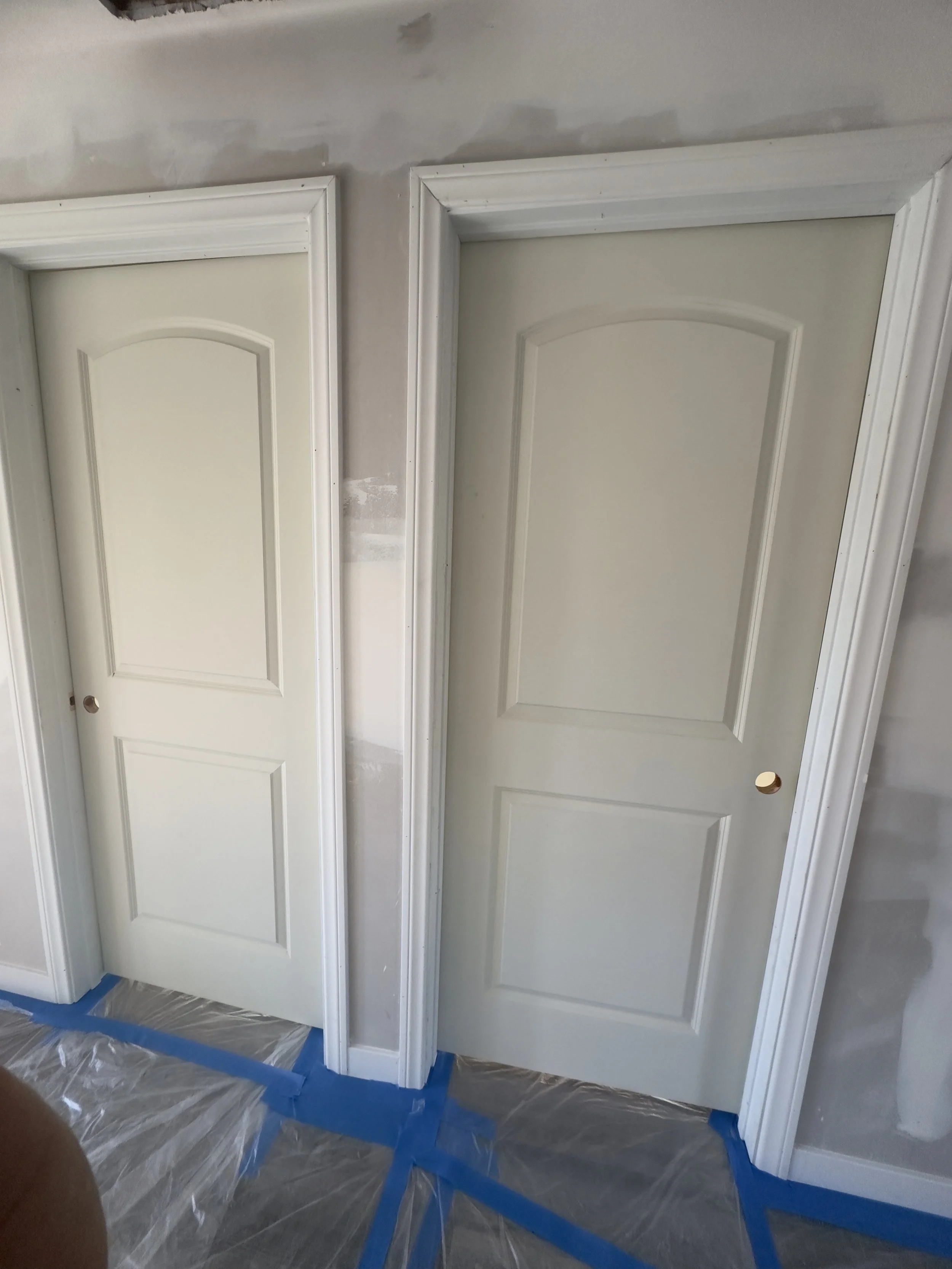 Prehung doors installation