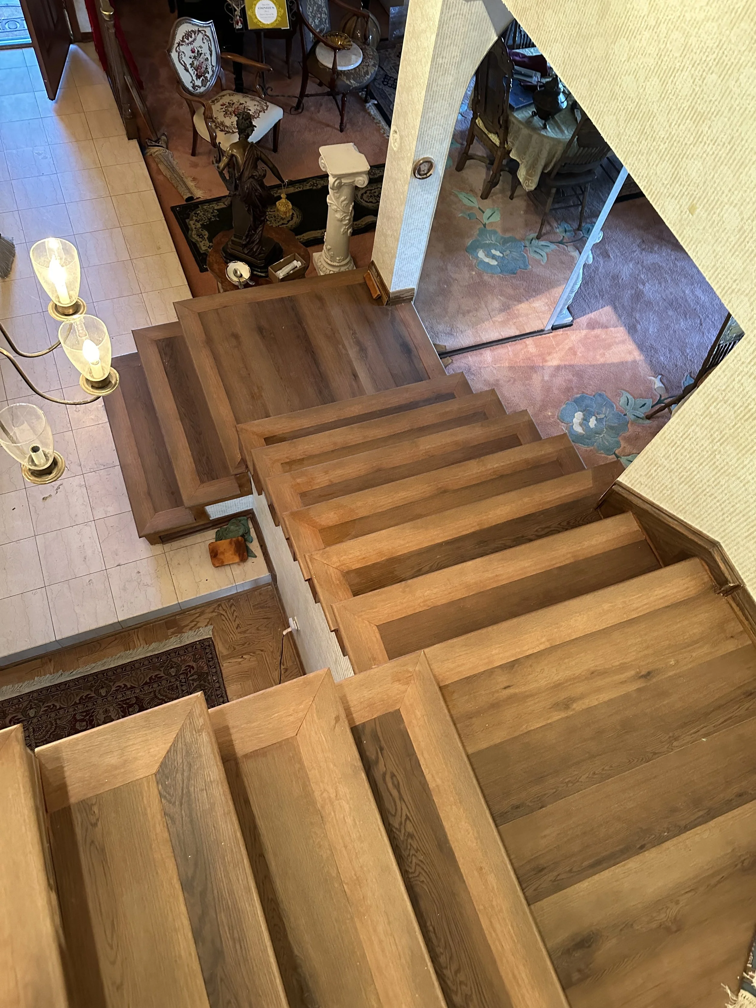 Vinyl floor installation