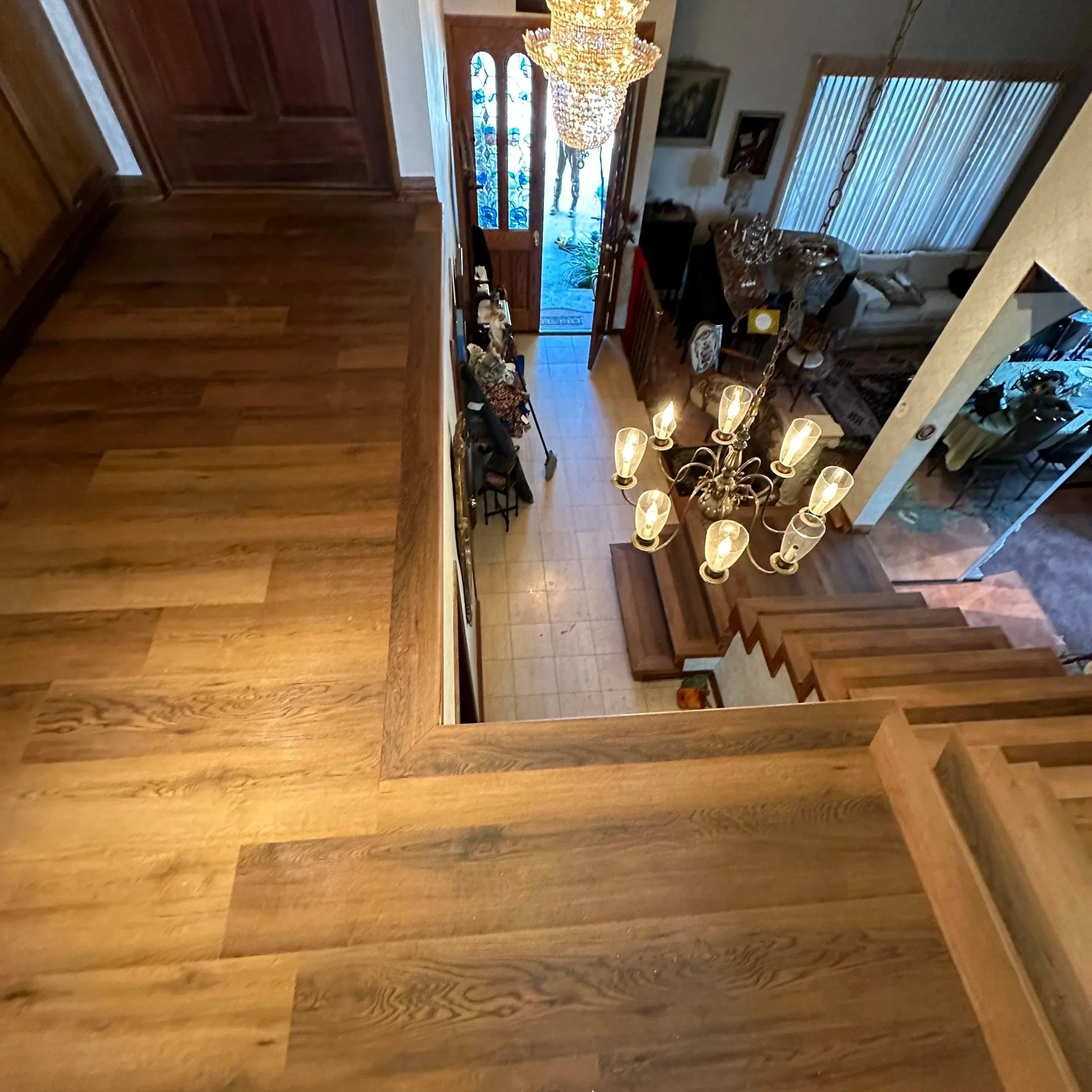 Vinyl floor installation