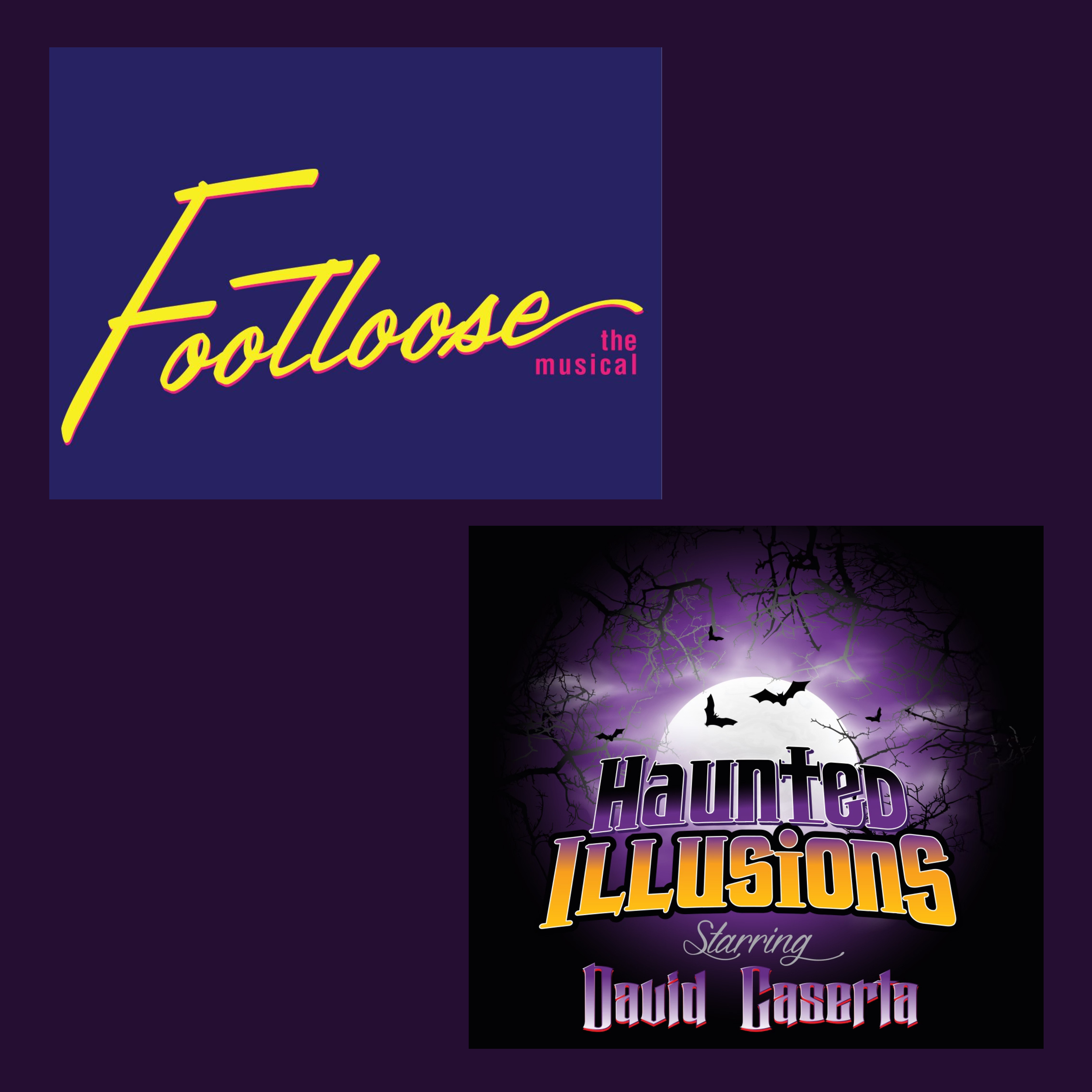 Footloose: The Musical and Haunted Illusions&nbsp;- On Sale TODAY!