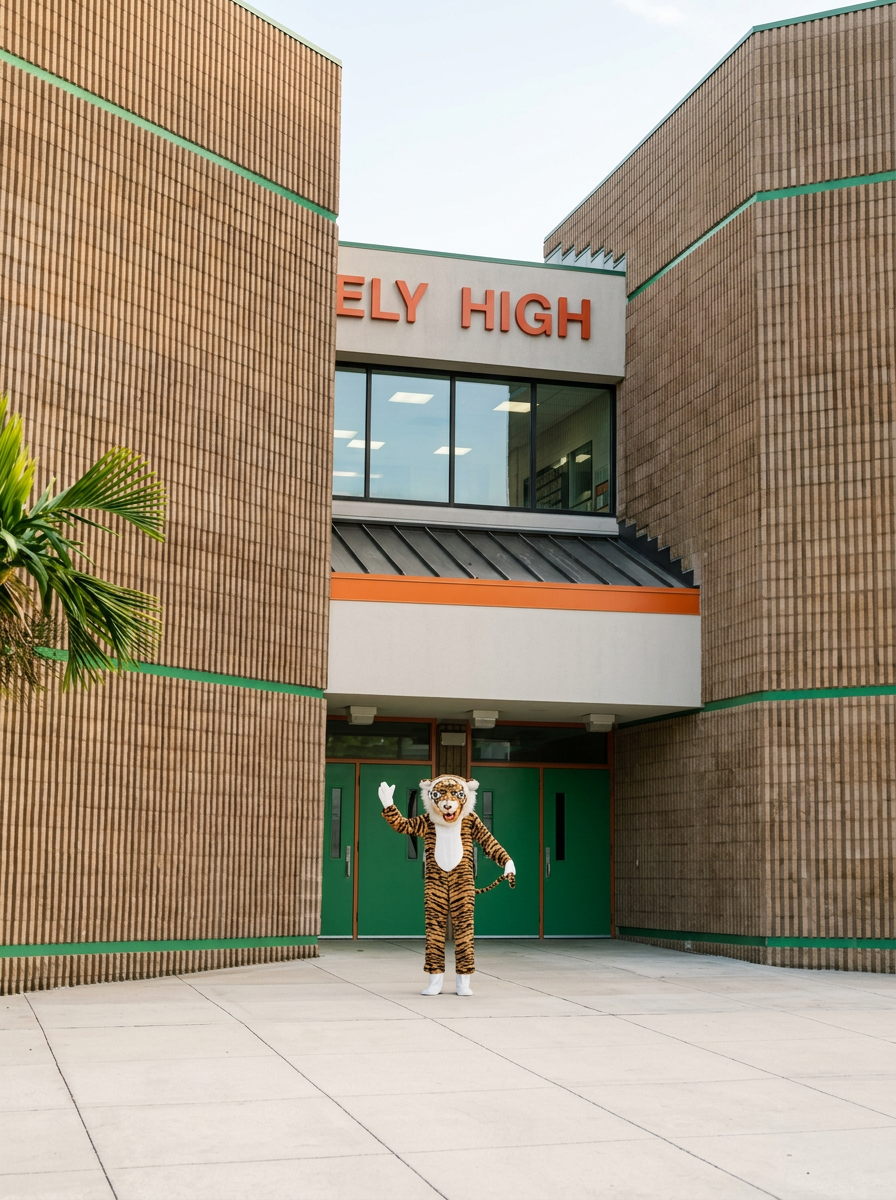 Ely High "new" School in 1985