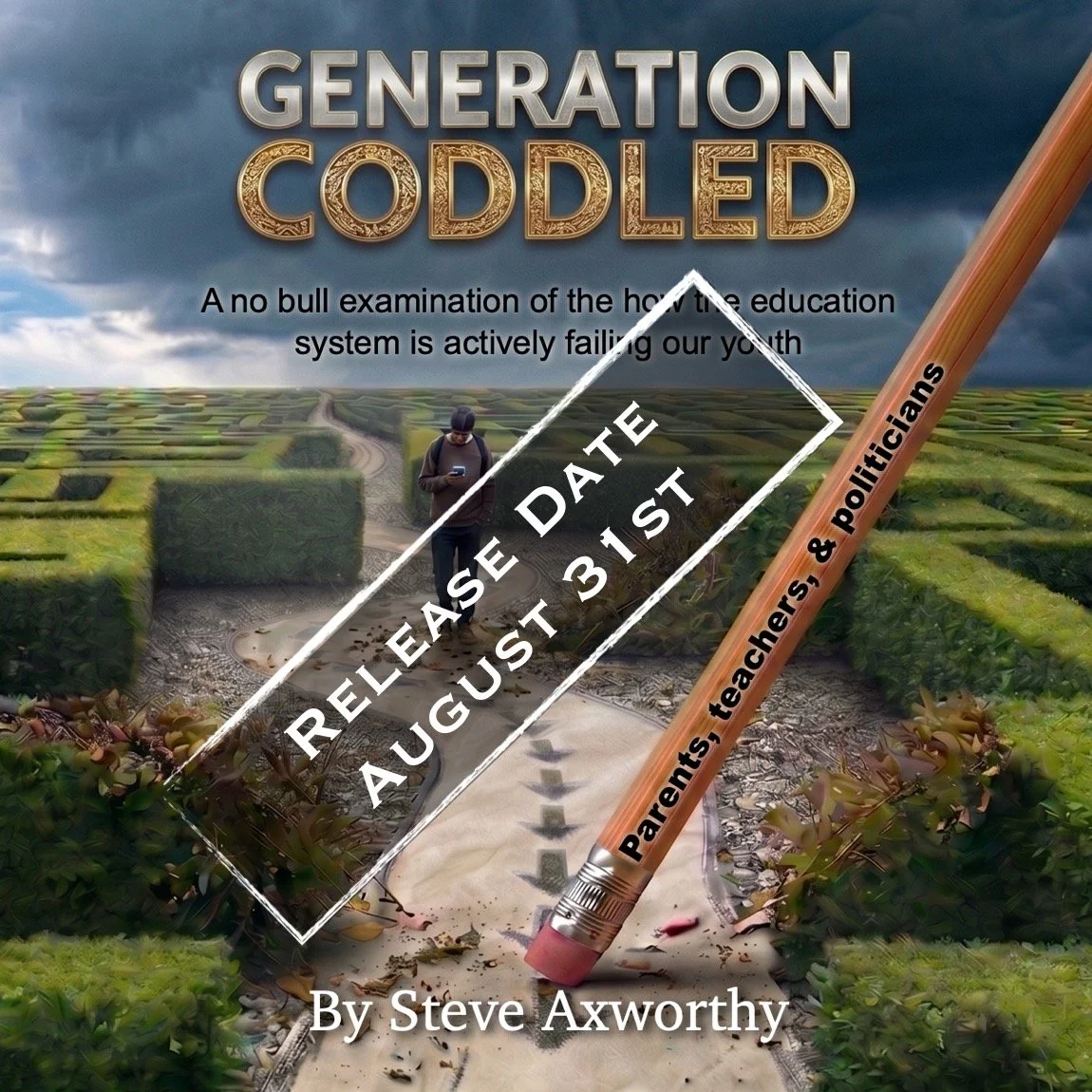 Generation Coddled is an analysis of the education system from a societal level. It looks at the systemic failures from, and provides solutions for everyone involved in the system, including students, parents, teachers, administrators, curriculum wri