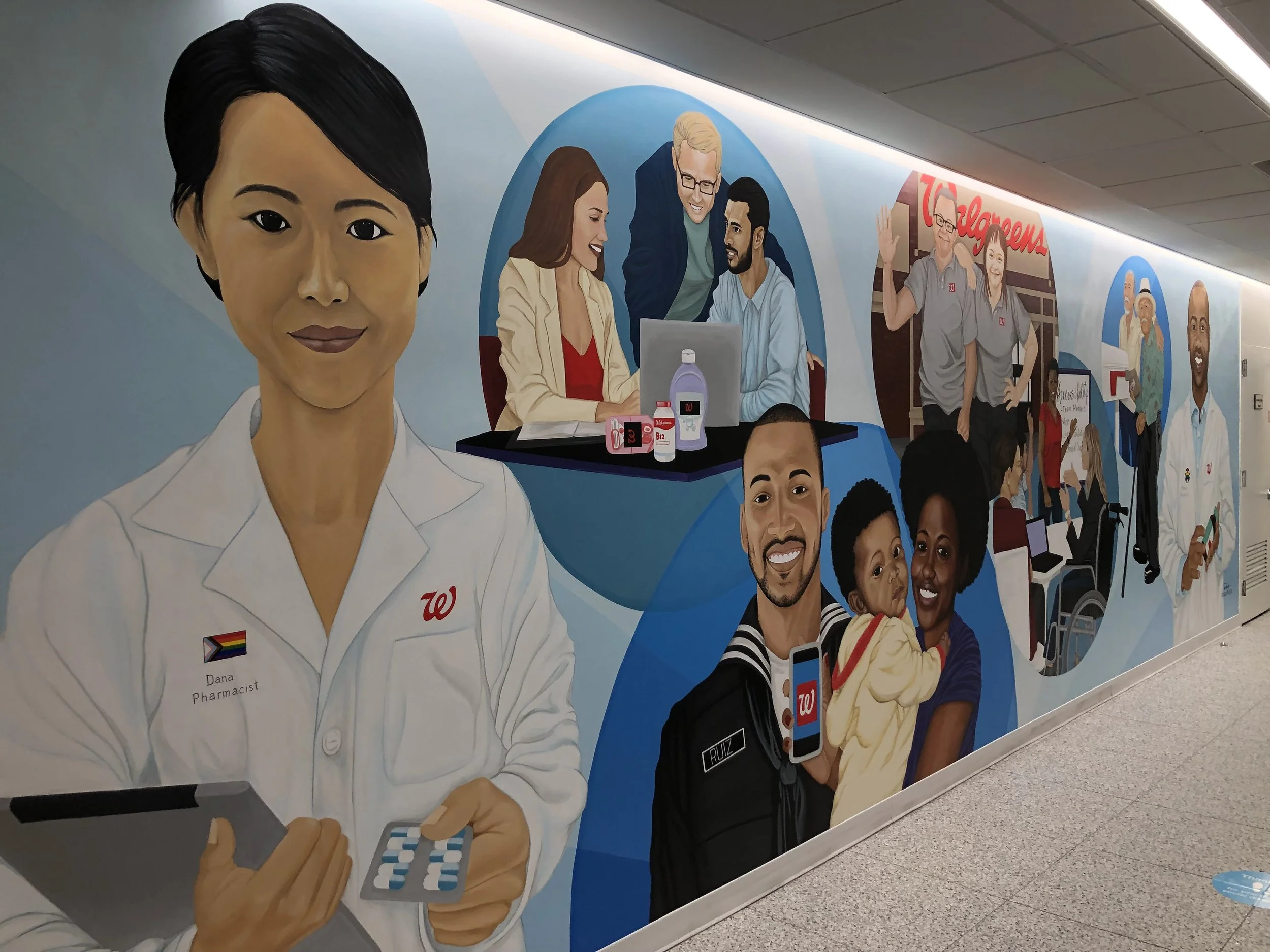 Walgreens Mural via Provoke Culture, Deerfield, August 2021
