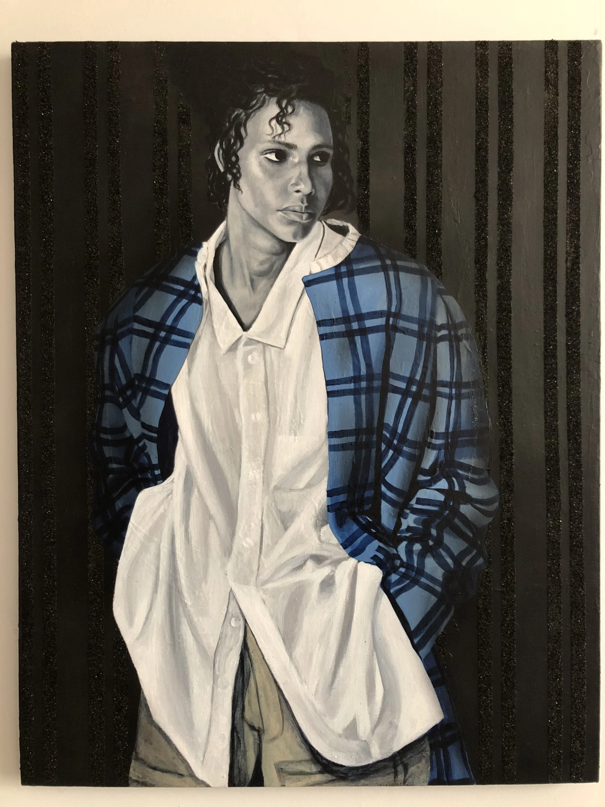 Acrylic and Black Sand 2021