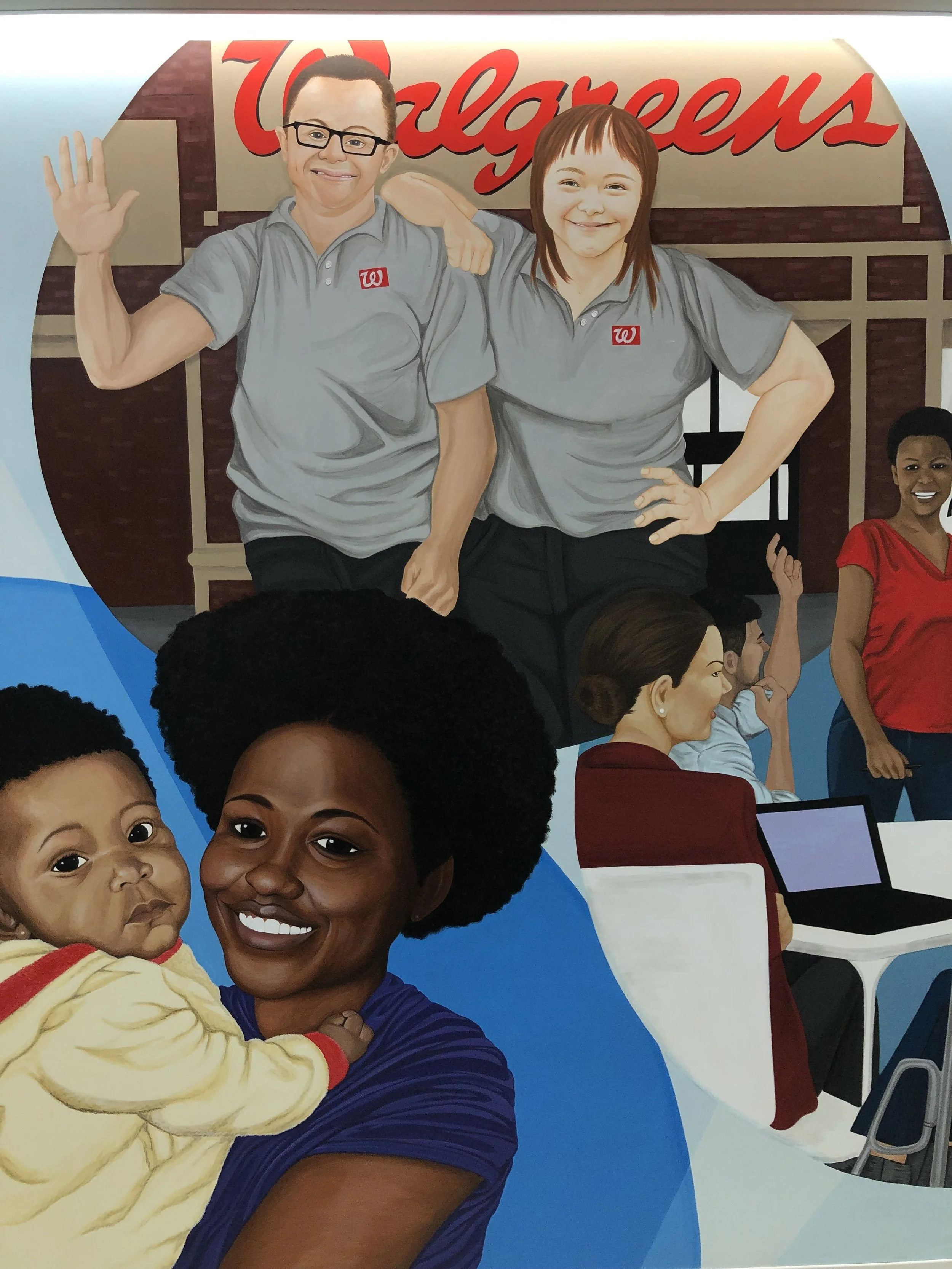 Walgreens Mural detail