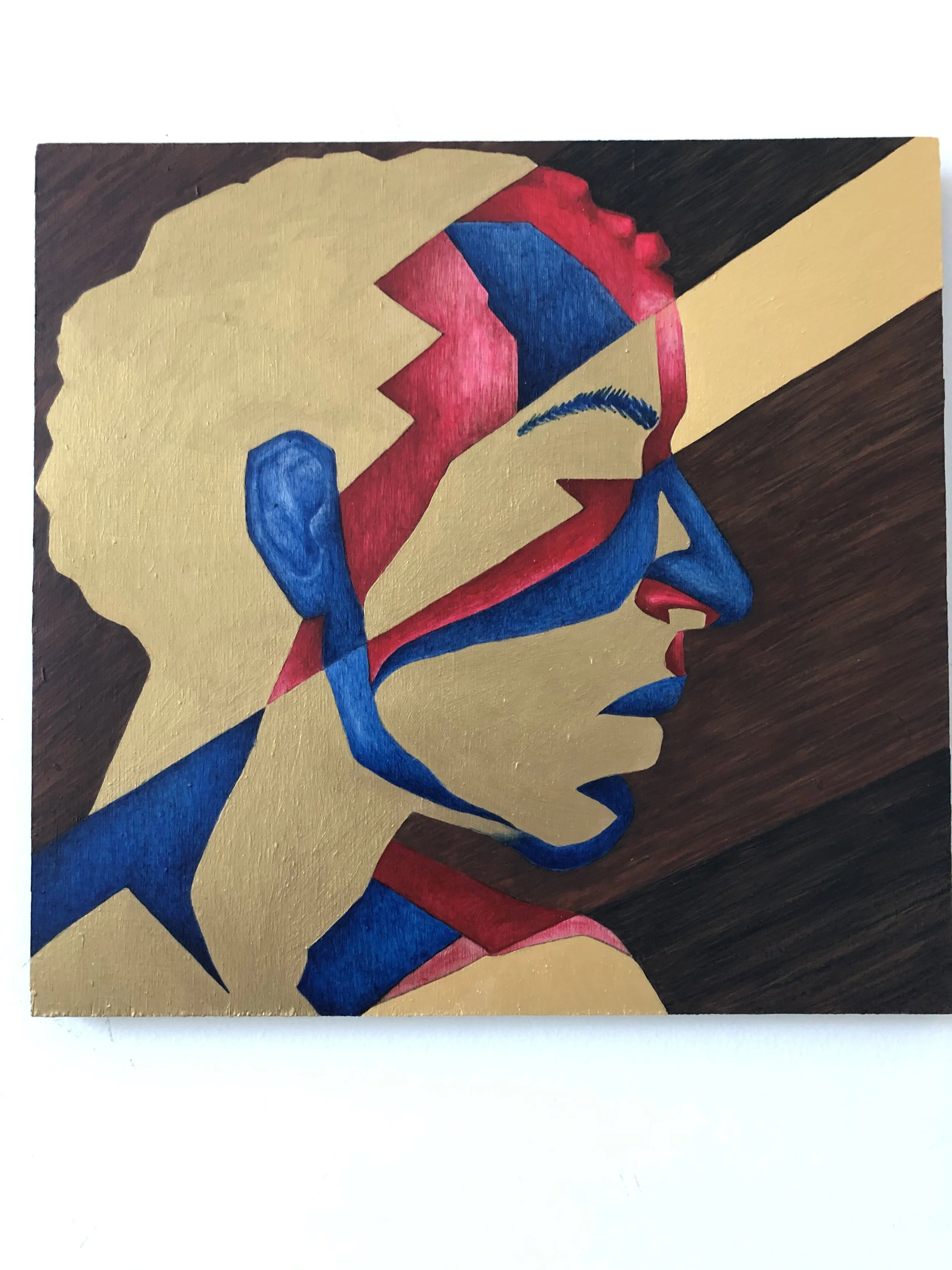 Acrylic on Wood that changed over the years