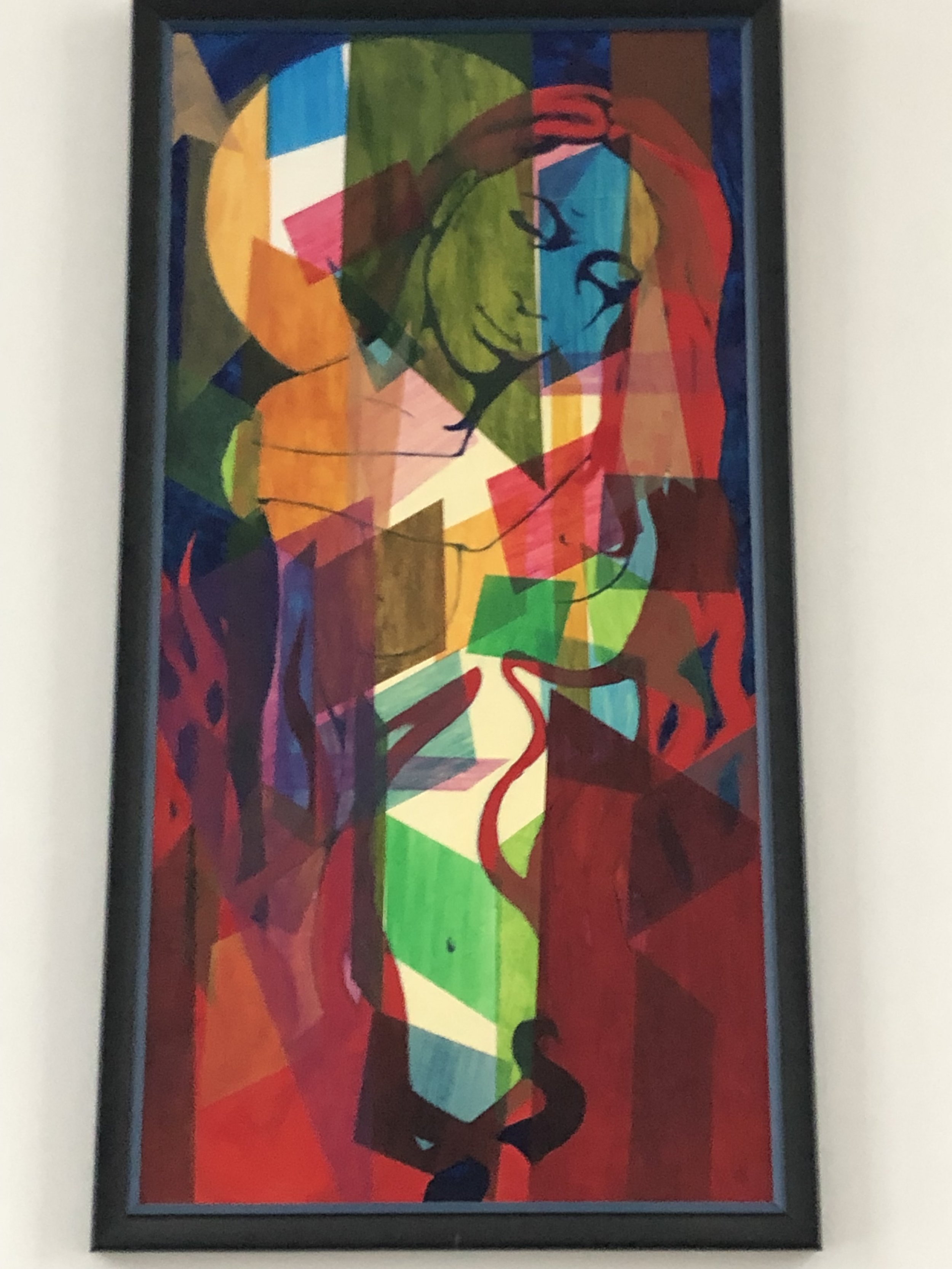 Old acrylic painting, early 2000’s