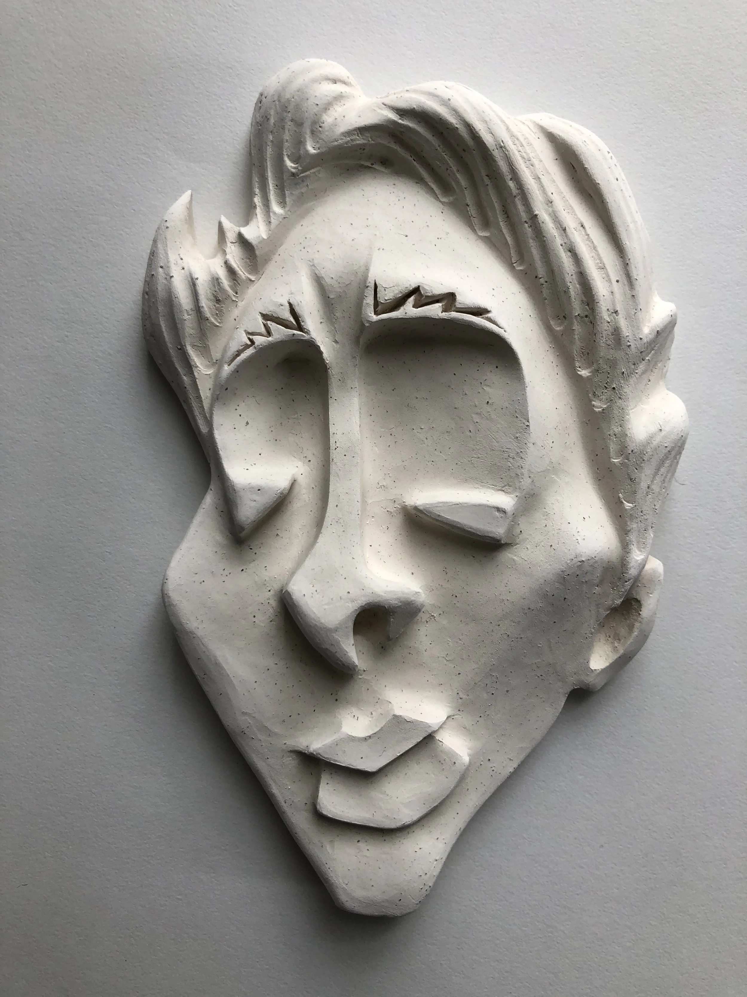 Small ceramic sculpt, One Liner series 2023