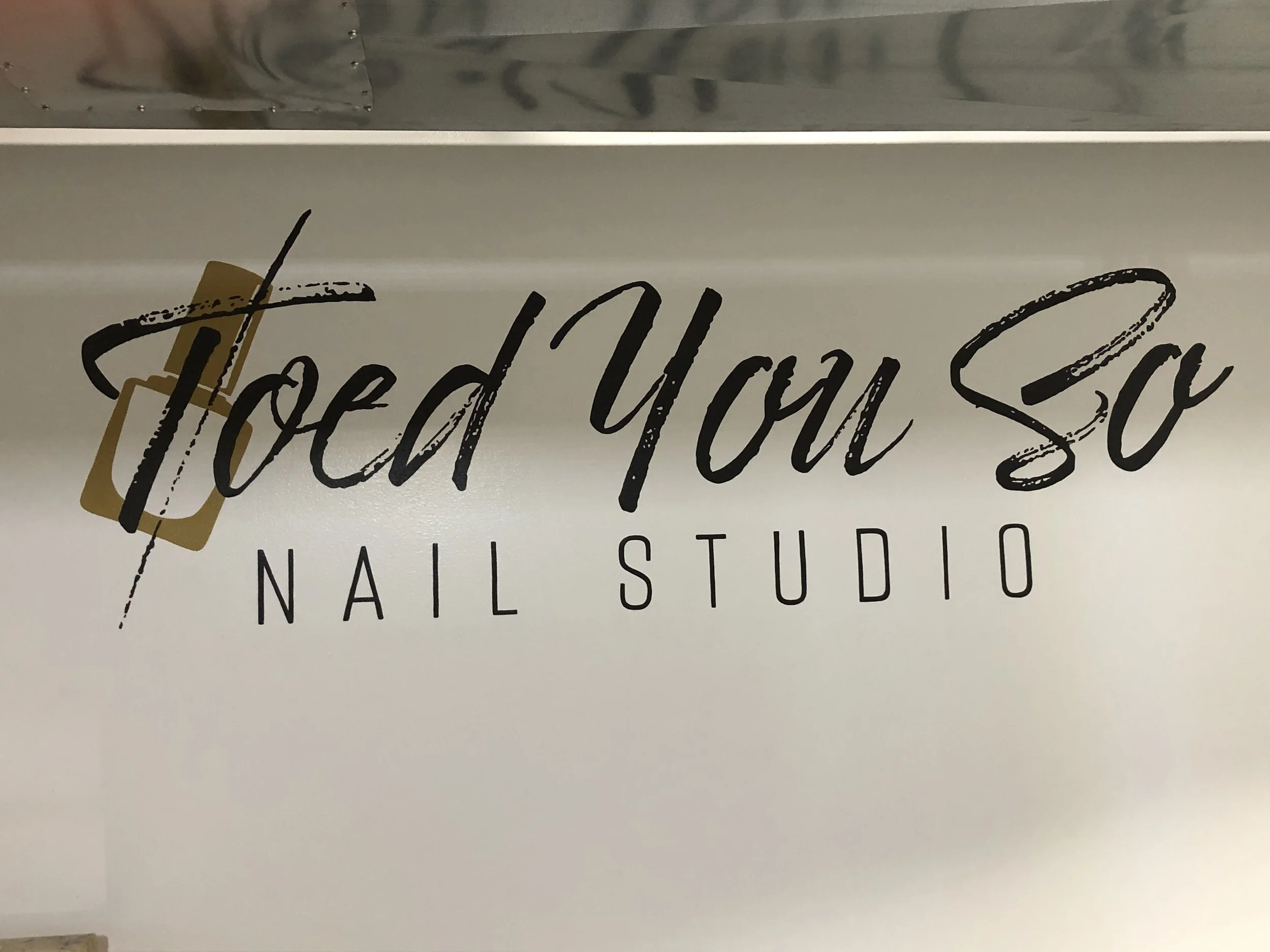Logo inside Private Business, Chicago, February 2021
