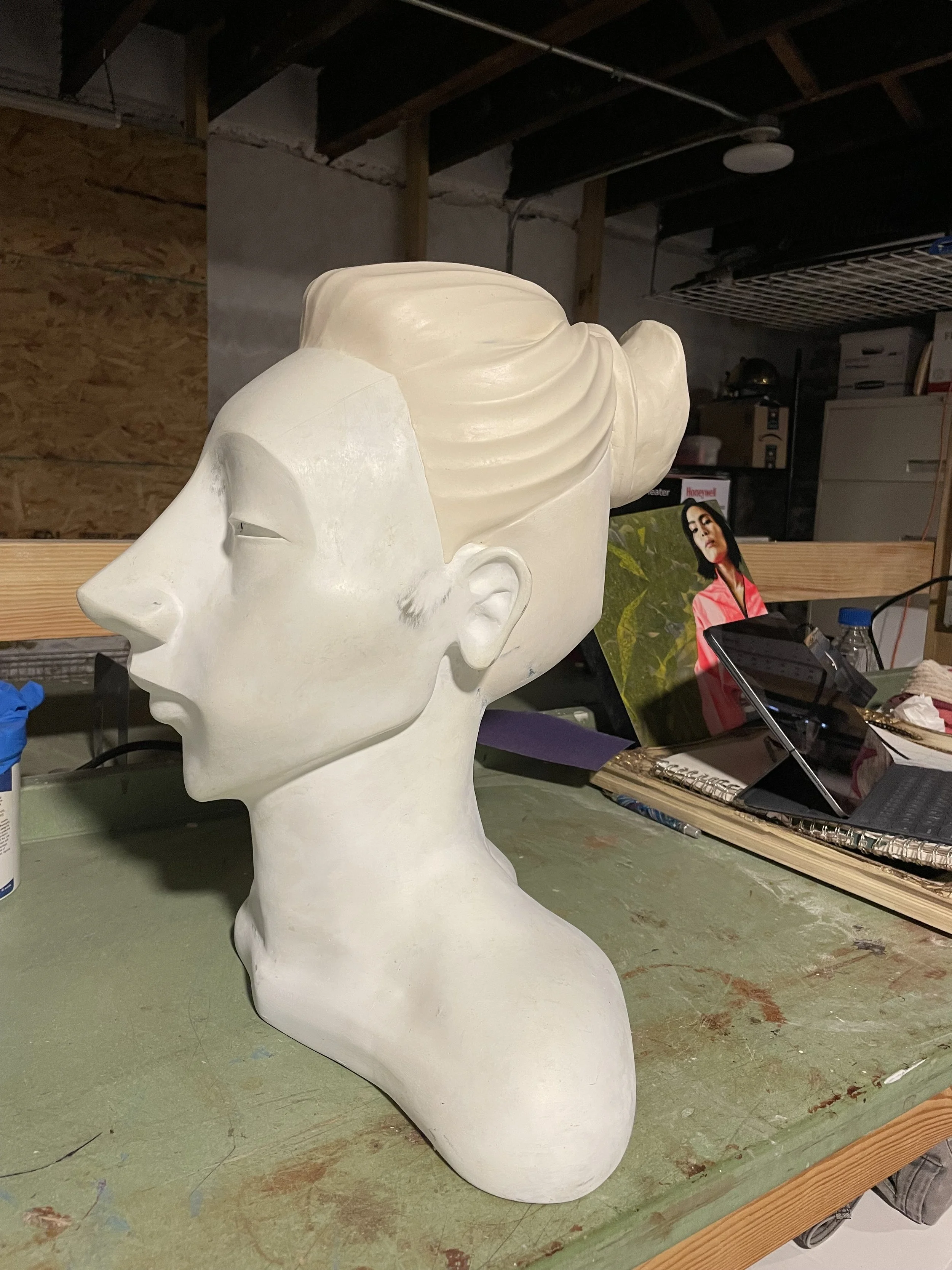 In-Process multimedia bust 