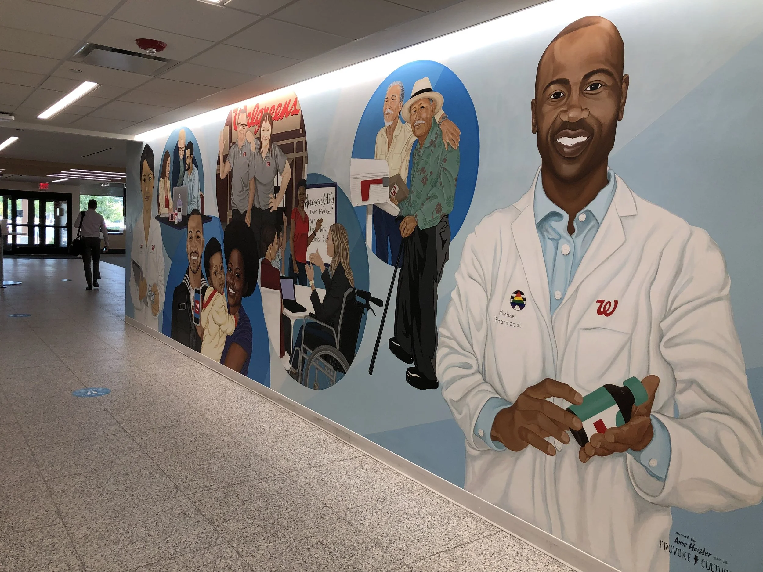 Walgreens Mural via Provoke Culture, Deerfield, August 2021