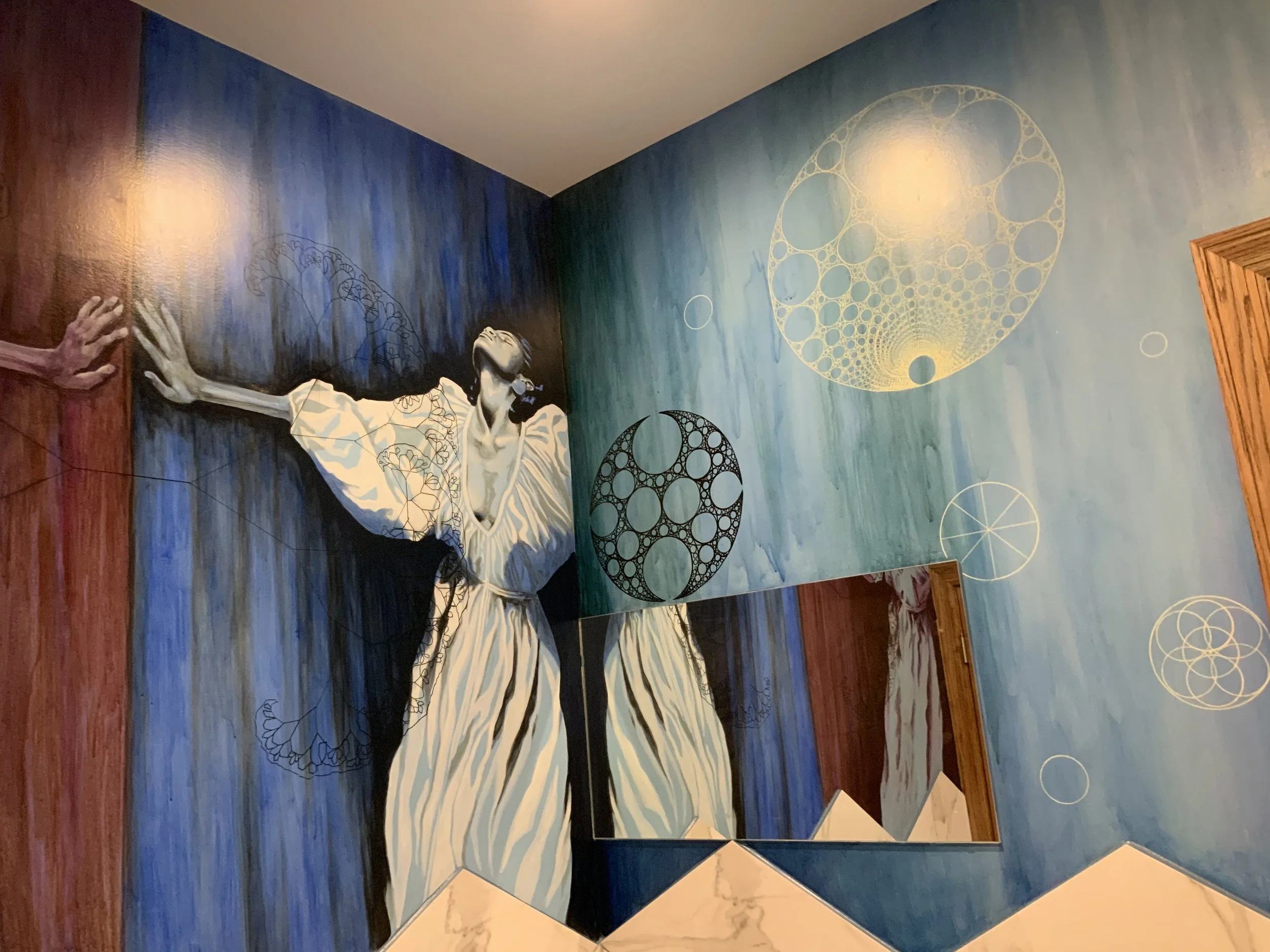 1st bathroom at The Space 2928, Chicago, May 2020