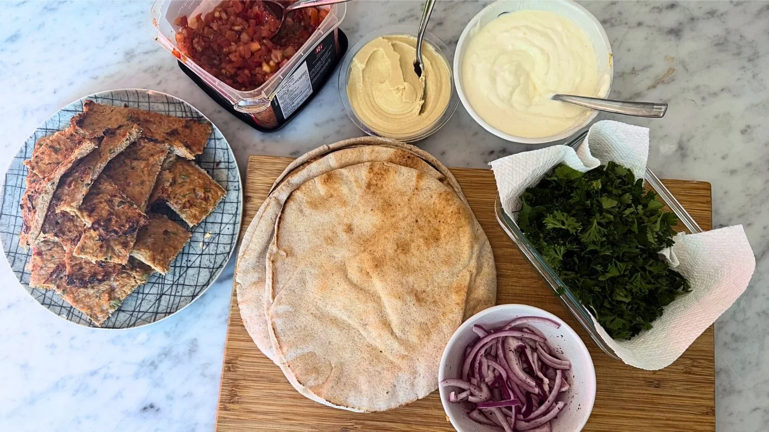 Sheetpan Chicken Kababs
