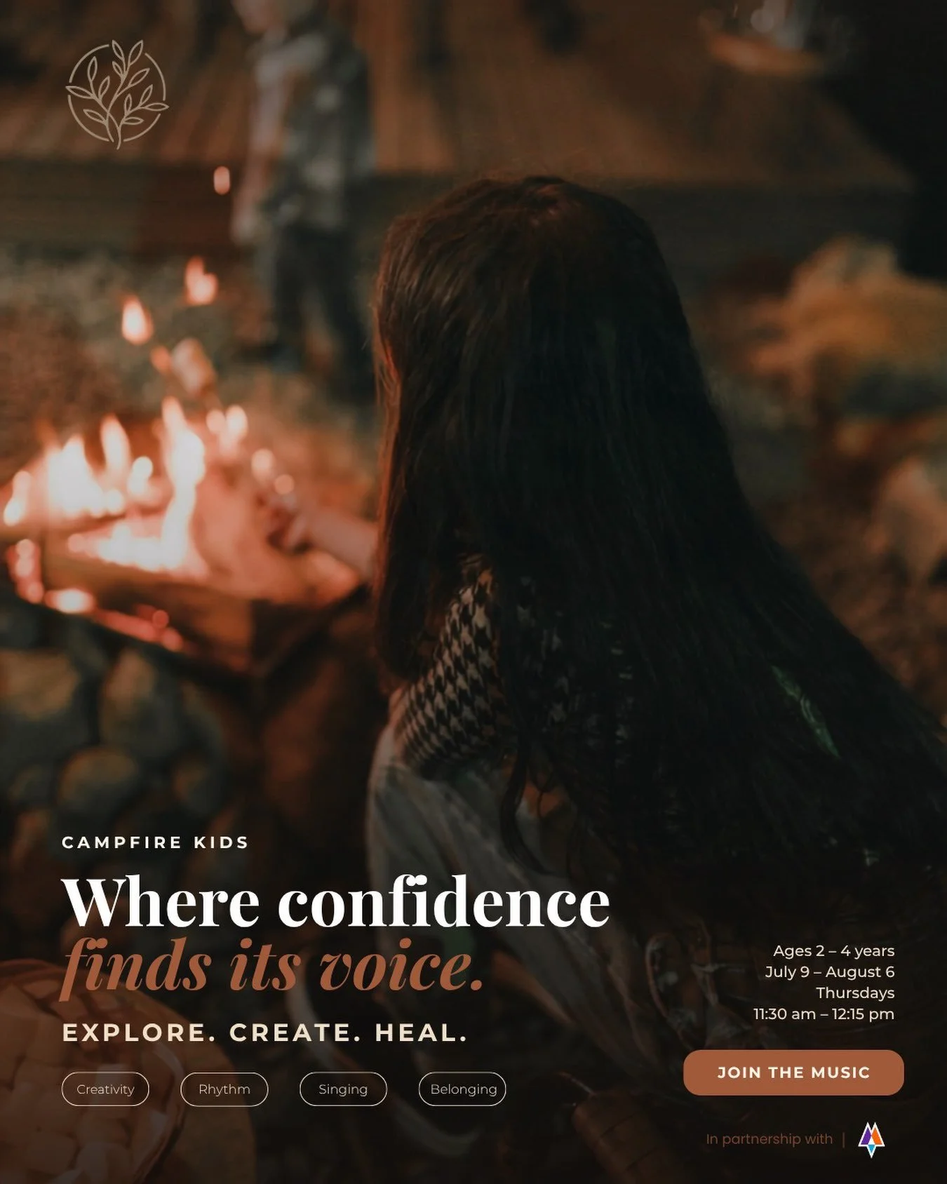 Campfire Kids is coming this summer. 🔥🎶

This music and movement program gives kids ages 2&ndash;4 the chance to sing, move, play instruments, and build confidence in a fun, welcoming space.

Caregivers join in too, making it a great way to connect