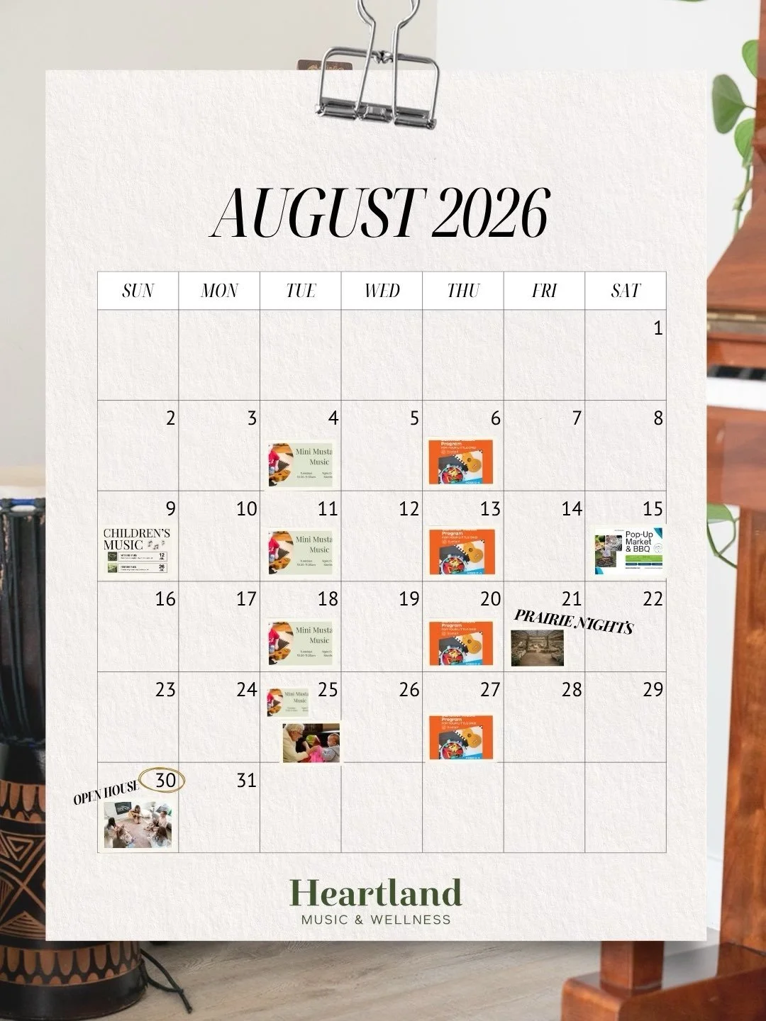 There are plenty of ways to make music, connect, and play together this August!

Choose the offerings that best fit your family&rsquo;s needs and interests as we soak up the best part of summer. 🌻

Swipe to see what&rsquo;s happening this month! ➡️
