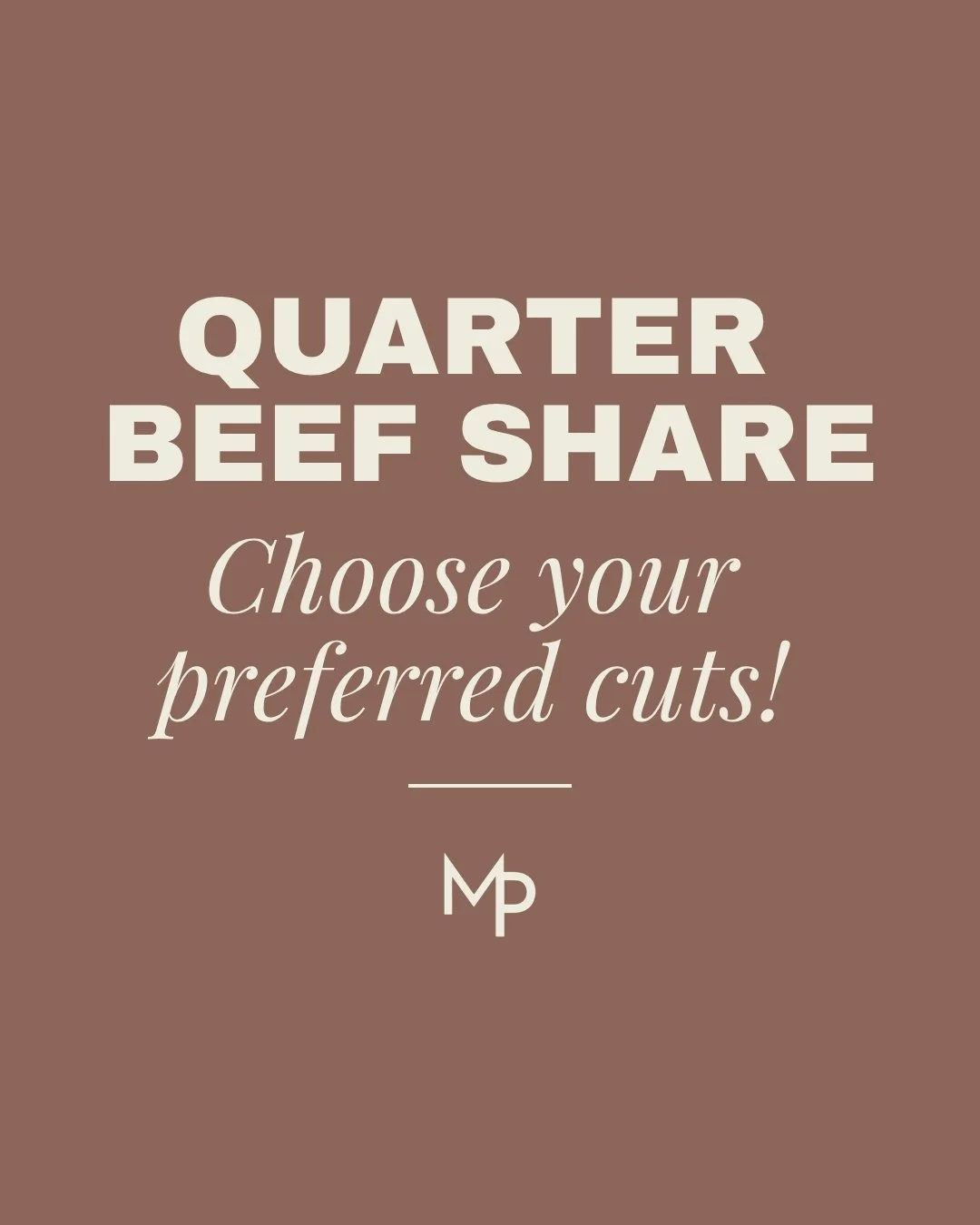 Quarter Beef