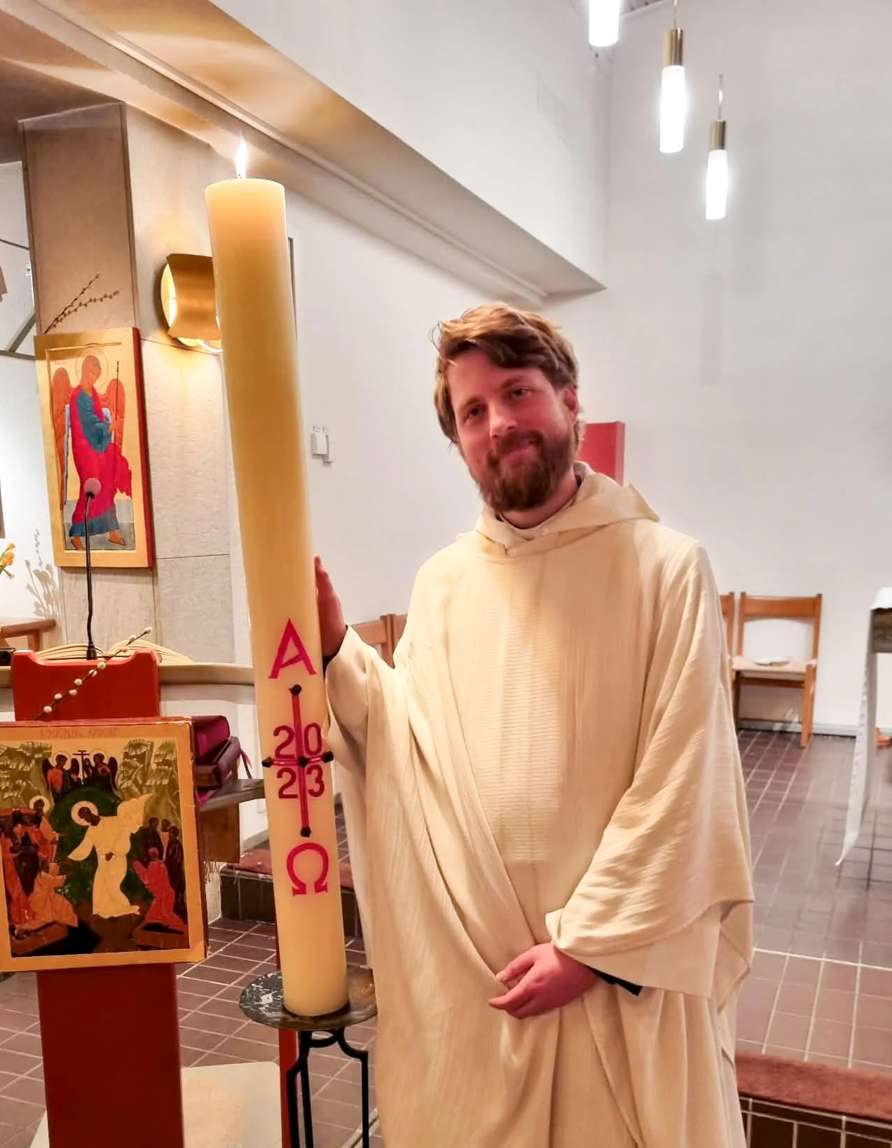 Peter Westermark i Sankt Ansgars kyrka.