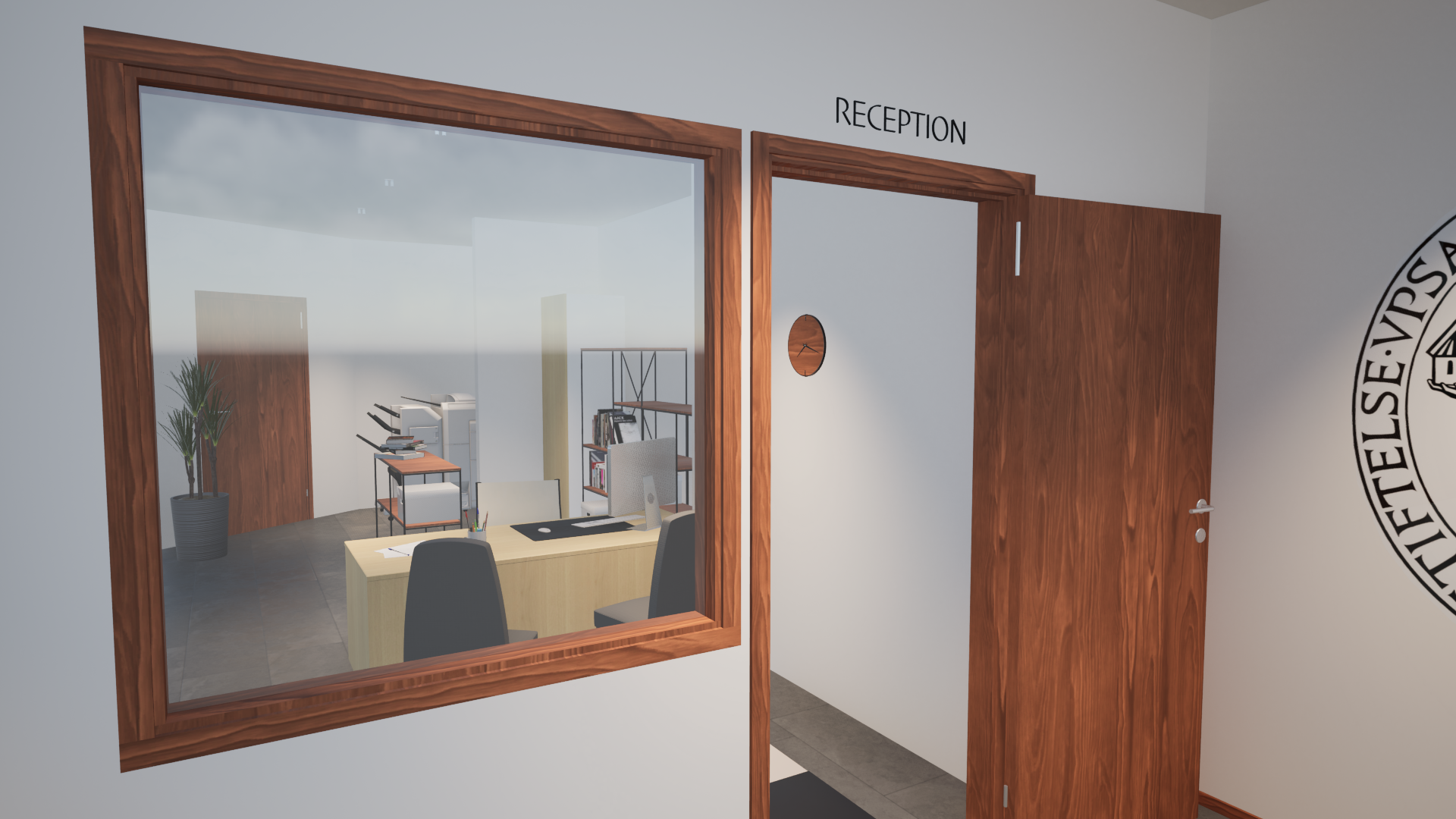 Den nya receptionsytan.