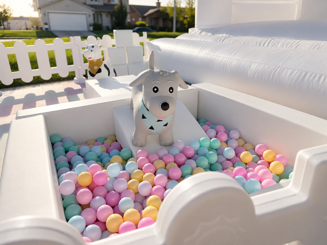 Bounce Dog in Soft Play Ball Pit