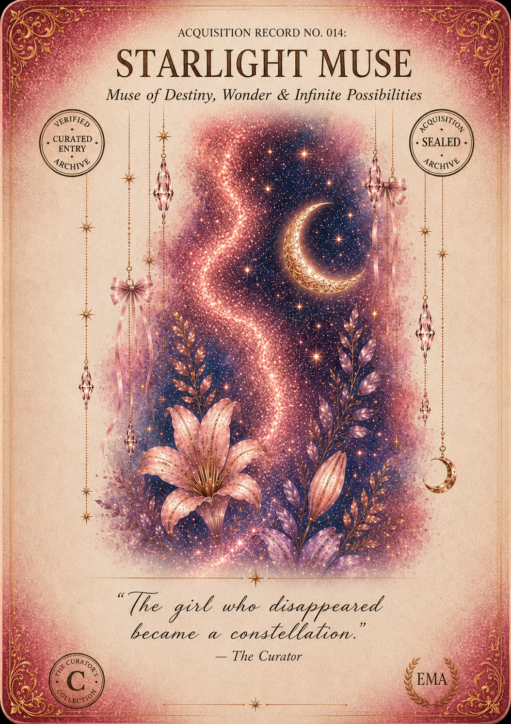 The chapter where disappearance becomes constellation and survival becomes light.