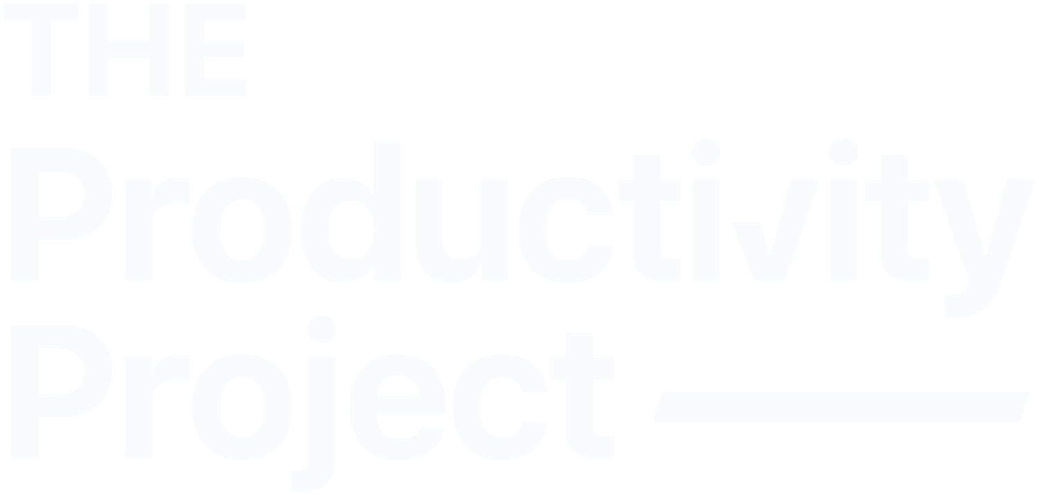 The Productivity Project
