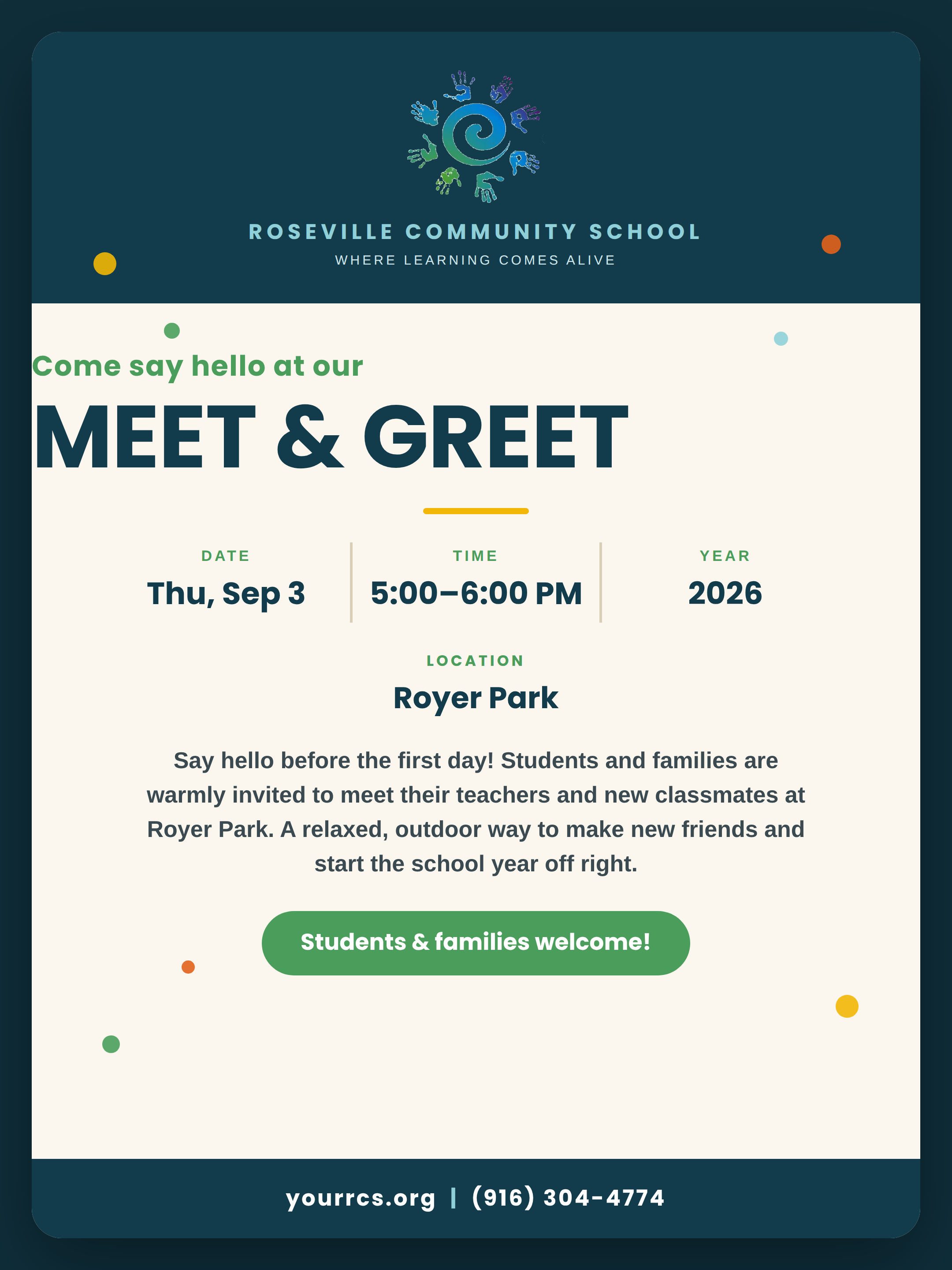Meet &amp; Greet
