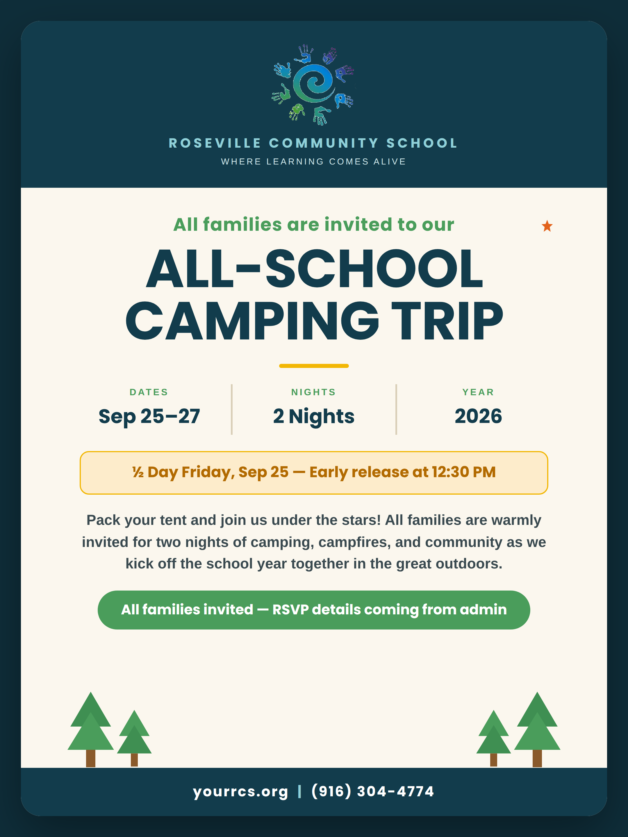 All-School Camping Trip