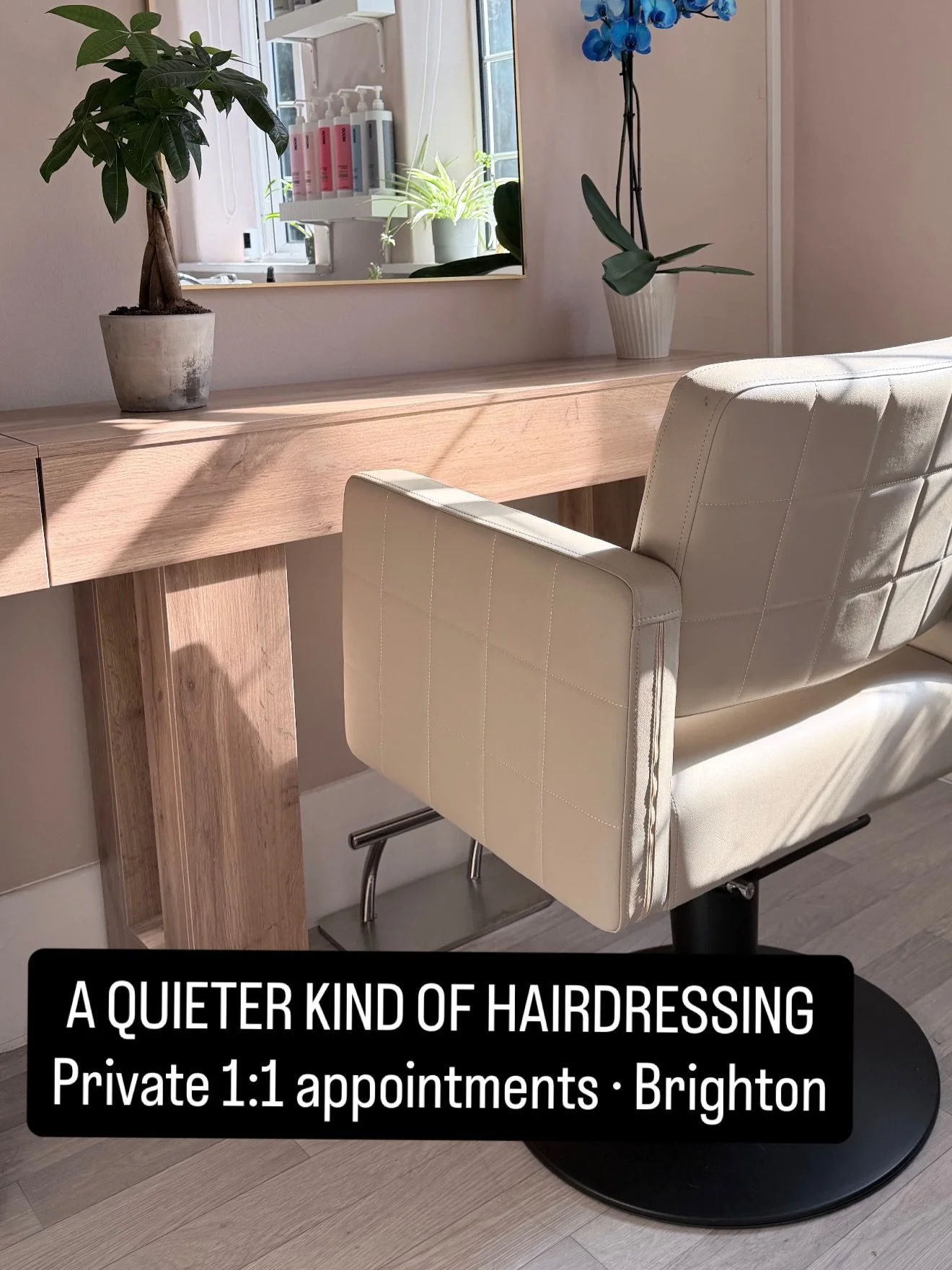 **A quieter kind of hairdressing. 🤍**

A space where your appointment is actually about **you**.

House of Kingshott is a private 1:1 hair studio in Preston Park, Brighton, designed to give you a more personal and relaxed experience without the nois
