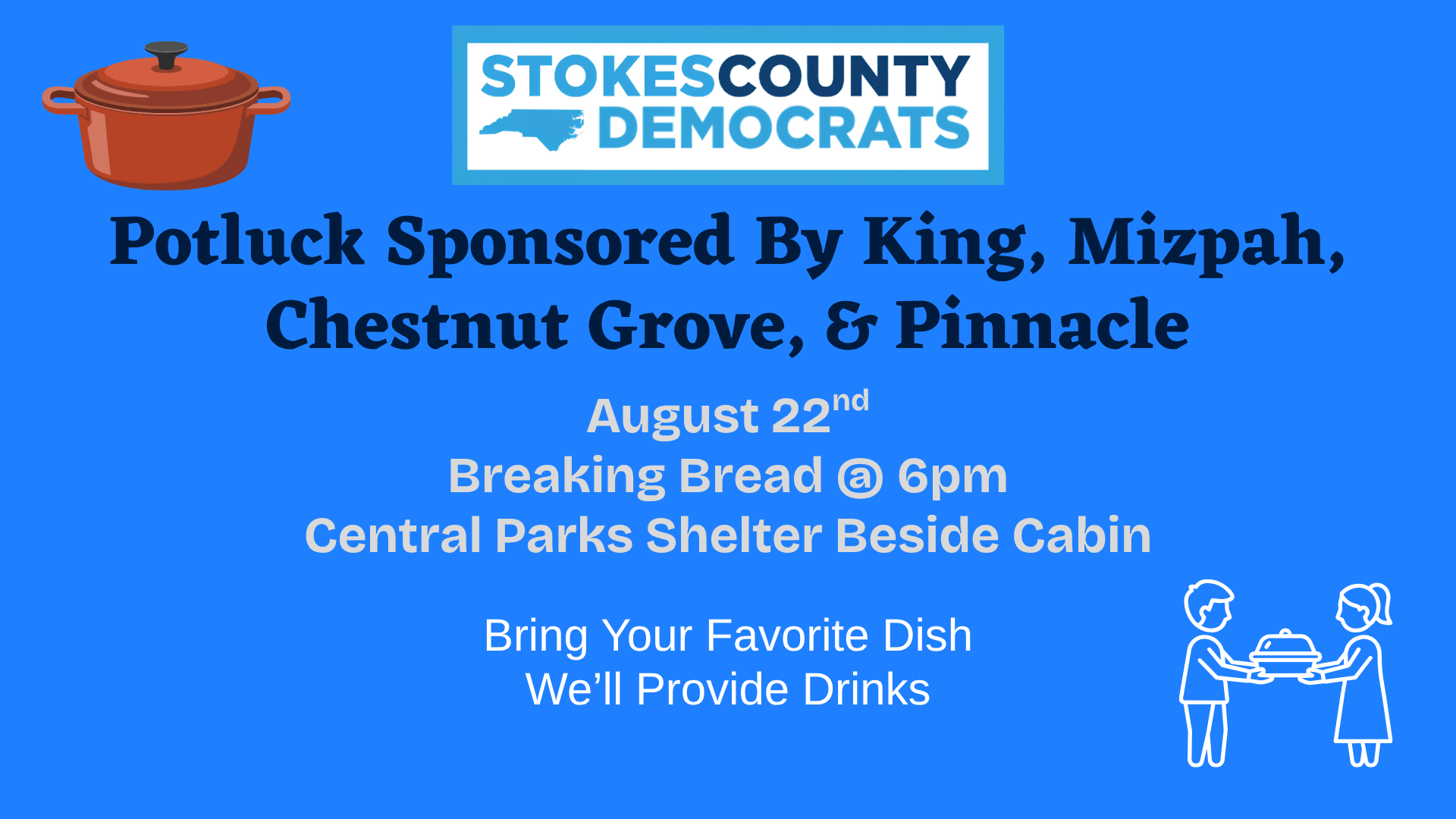 Potluck By King, Mizpah, Chestnut Grove, &amp; Pinnacle