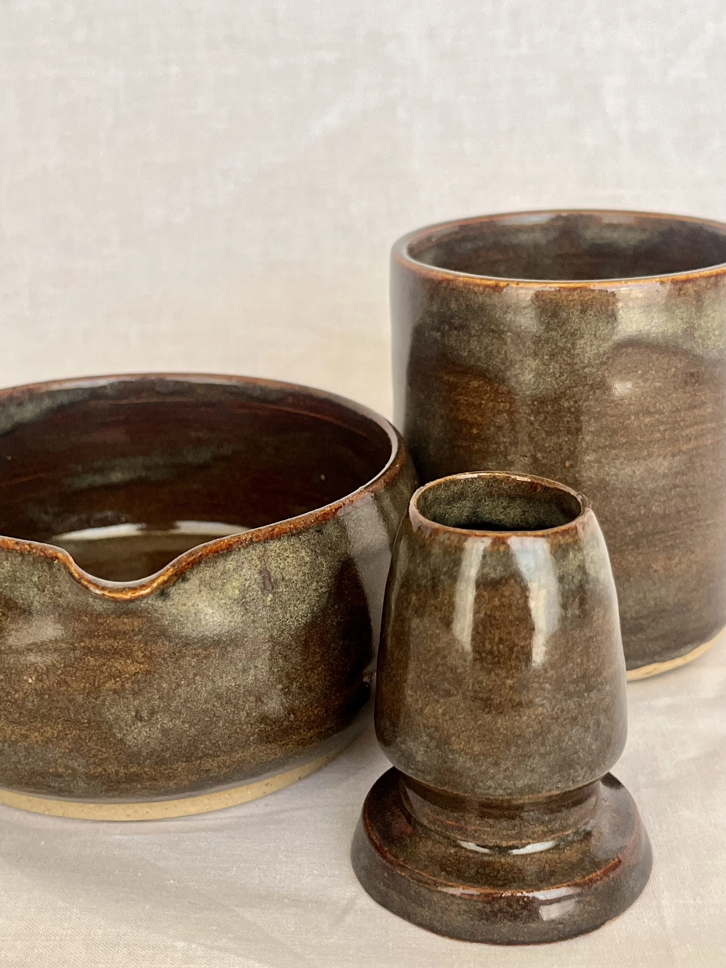Iron Lustre Matcha Set