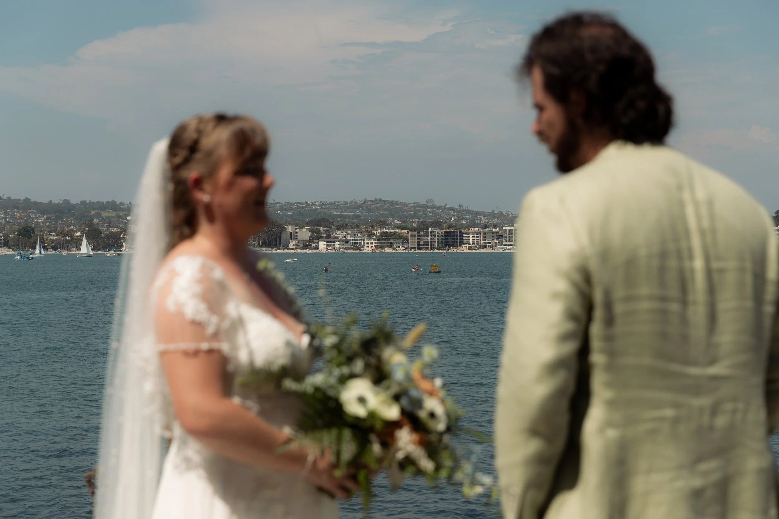 Camryn + Mitchell’s Bayside Wedding in San Diego, California