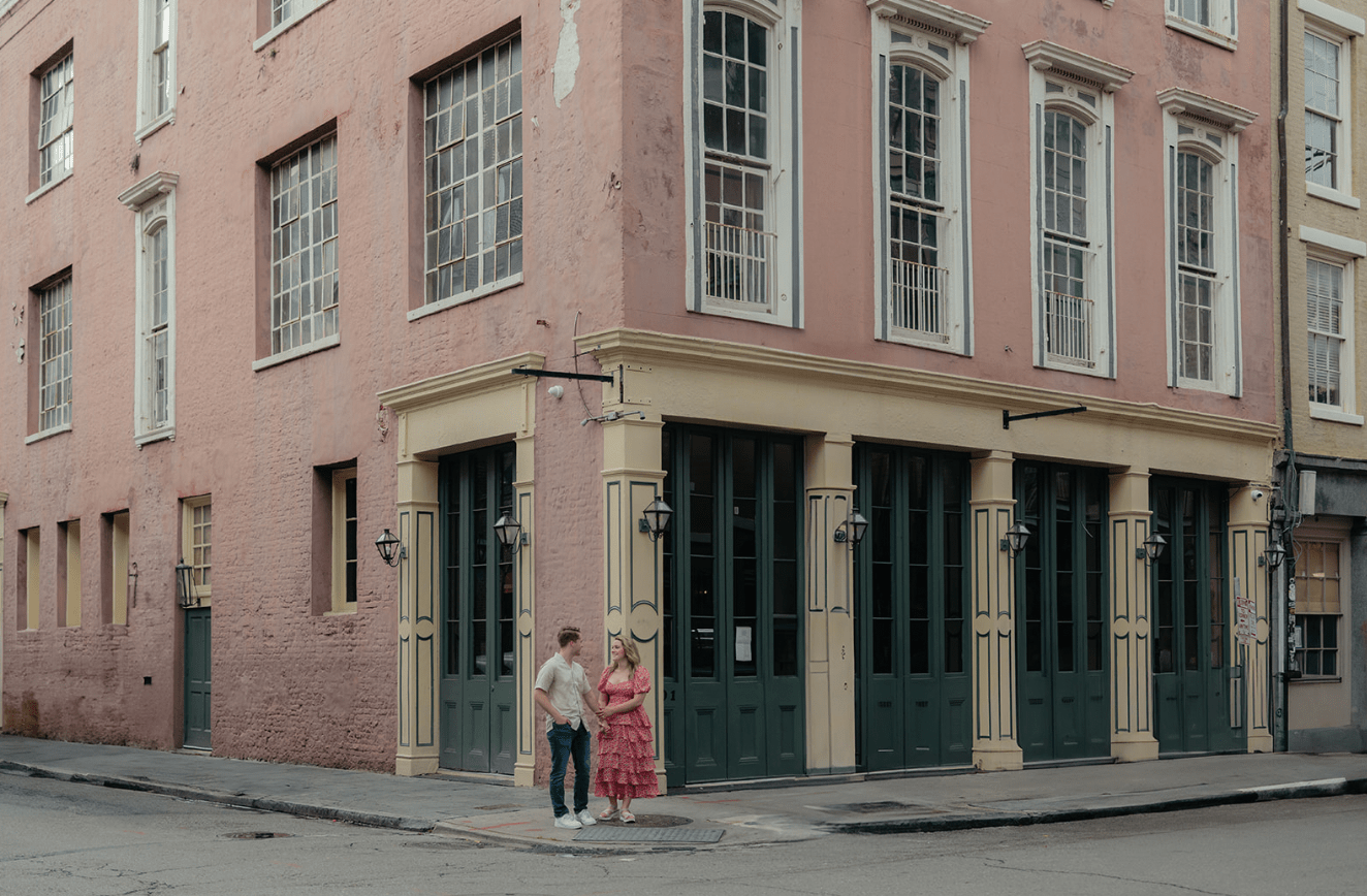 Bryanna + Jack’s French Quarter and City Park Engagement Session, New Orleans, Louisiana