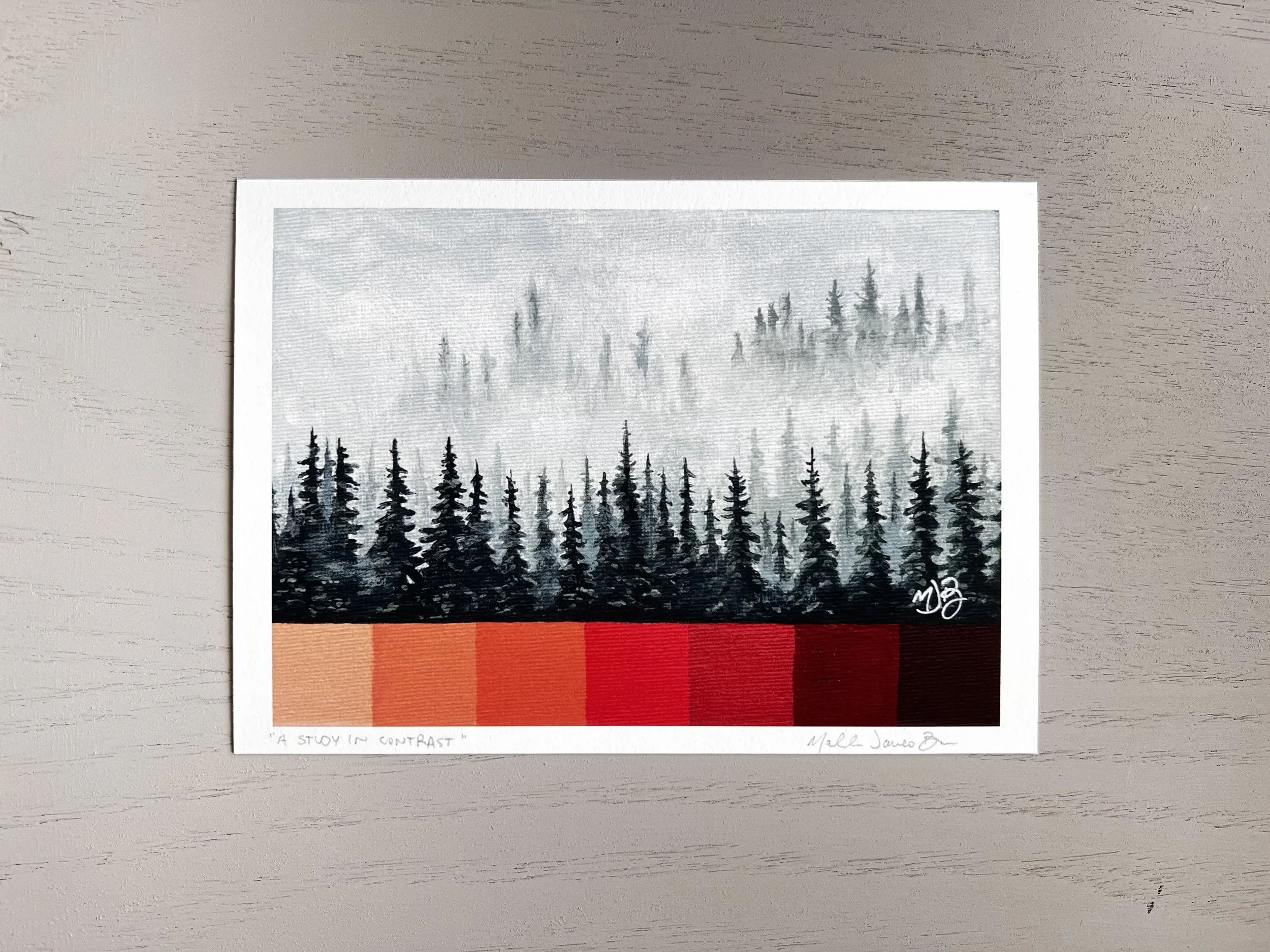 “A Study In Contrast” - Giclée Print