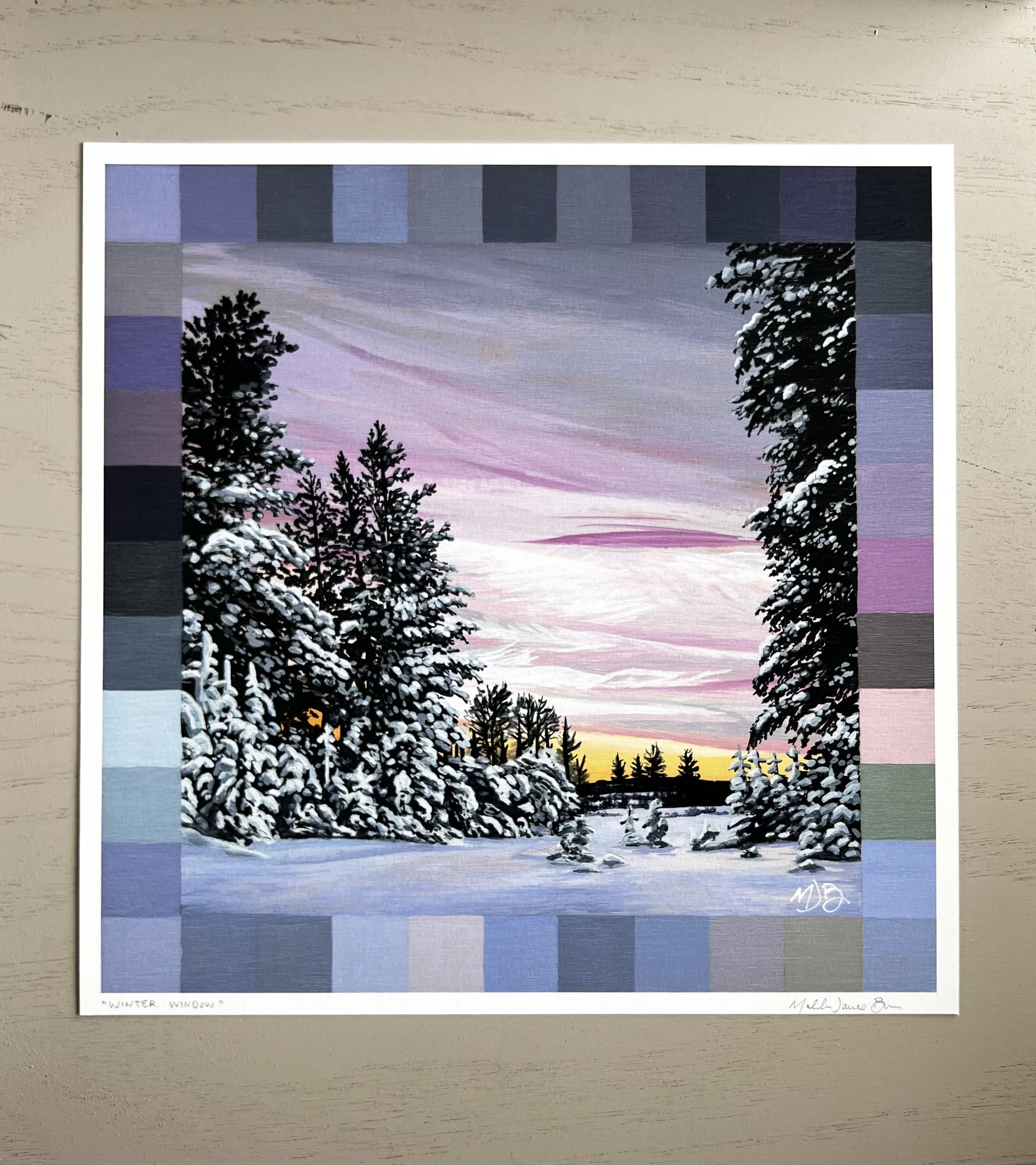 “Winter Window” - Giclée Print