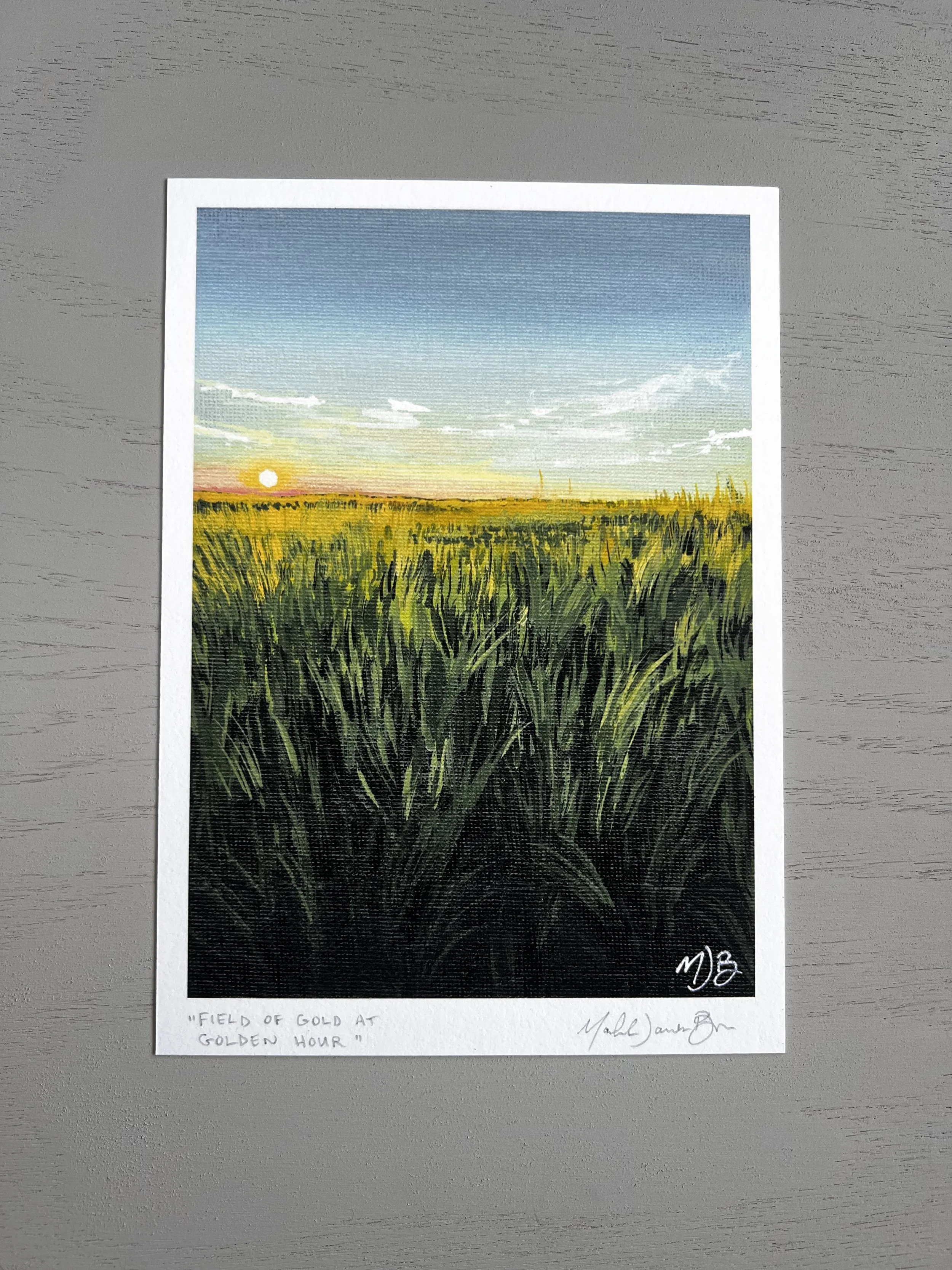 “Field of Gold” - Giclée Print