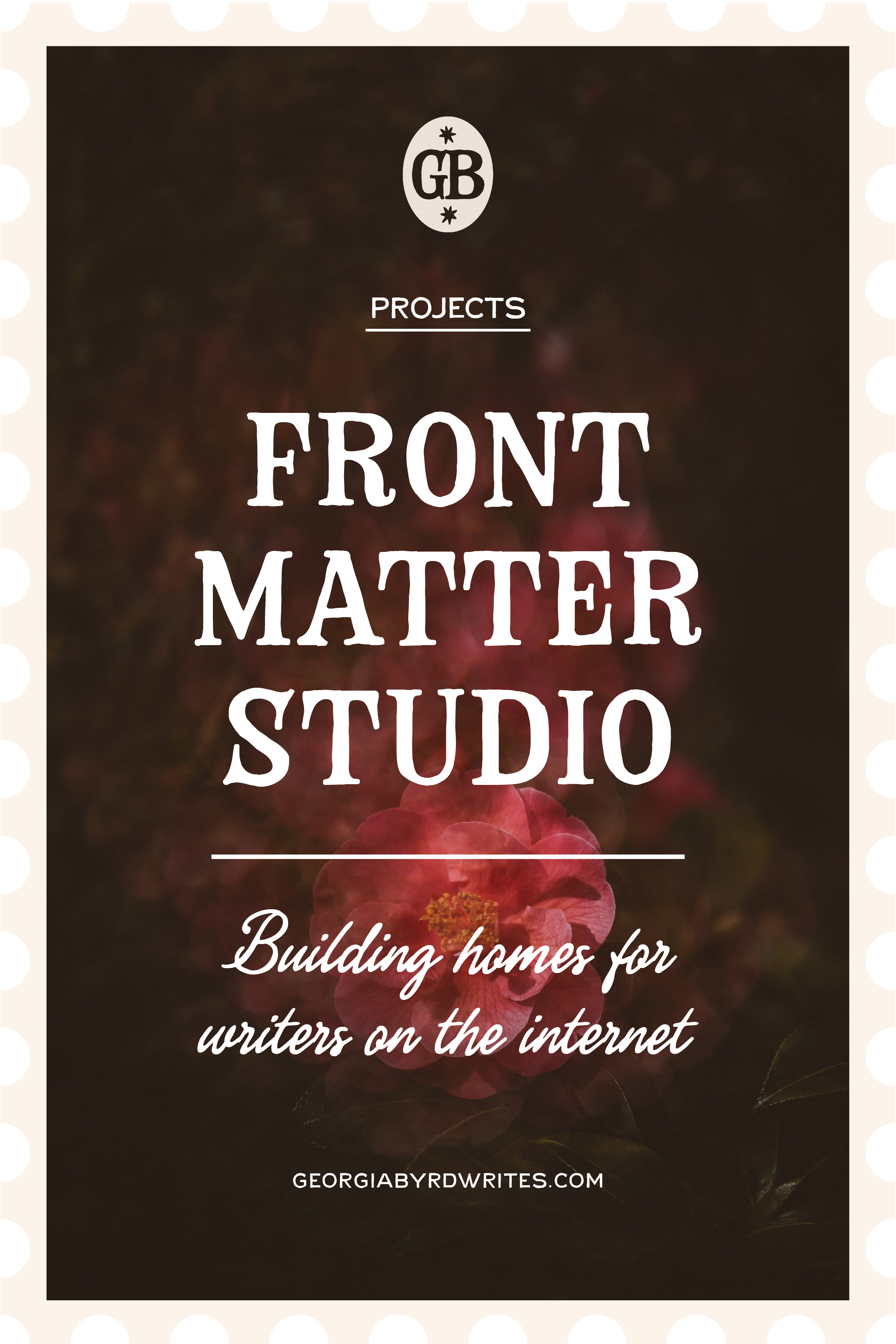 Front Matter Studio