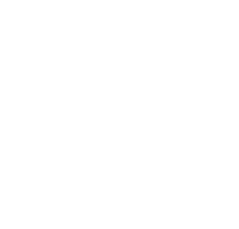 White outline of a bird, leaves, and flowers on a black background.