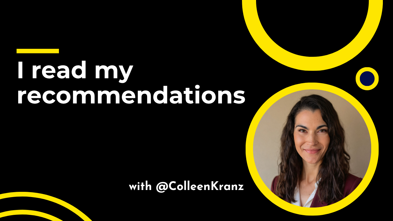 GNT #186: I read my recommendations