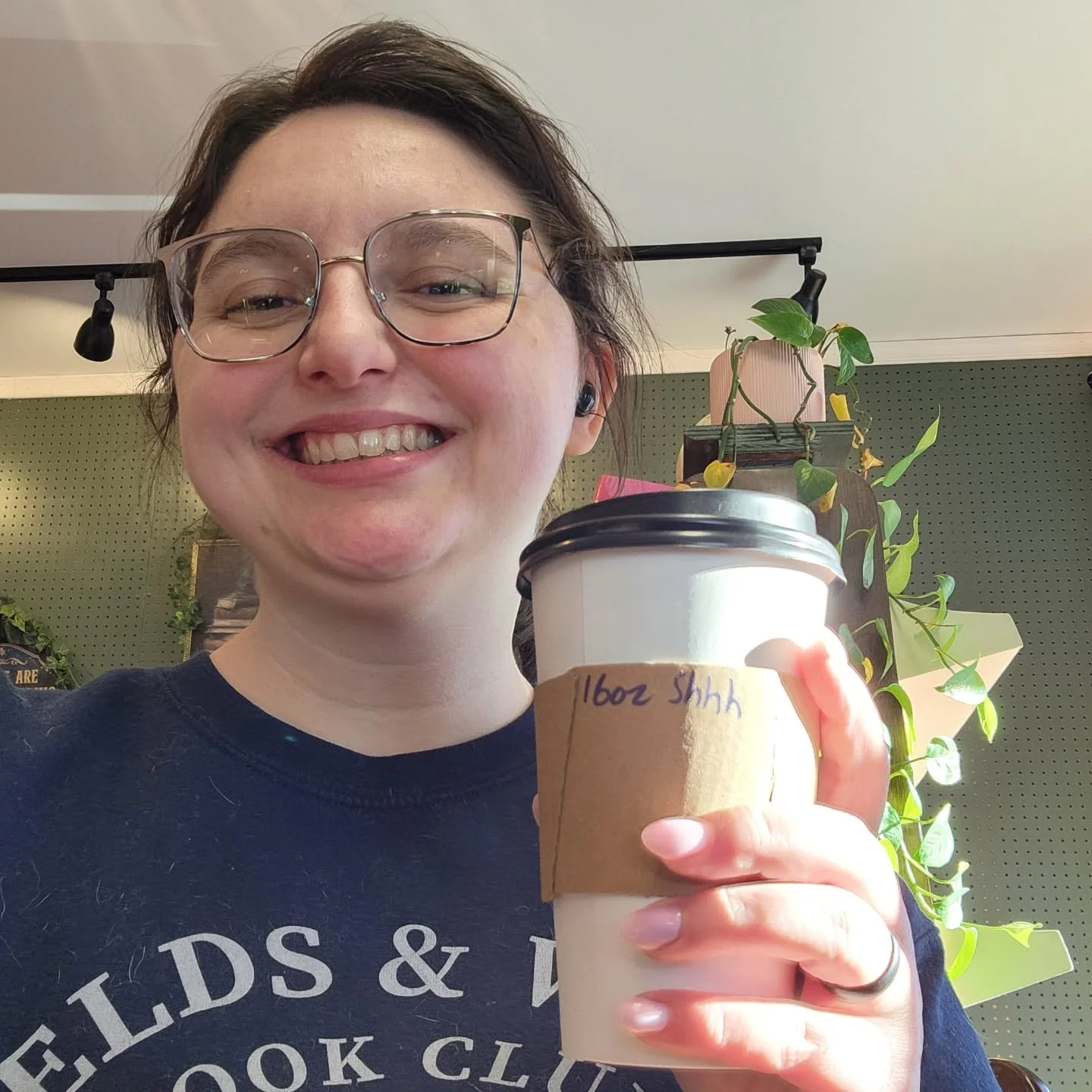 Stopped by the @bookbarus for a writing session! They're on the Java Journey and their secret drink is soooo good! ☕️📚&hearts;️