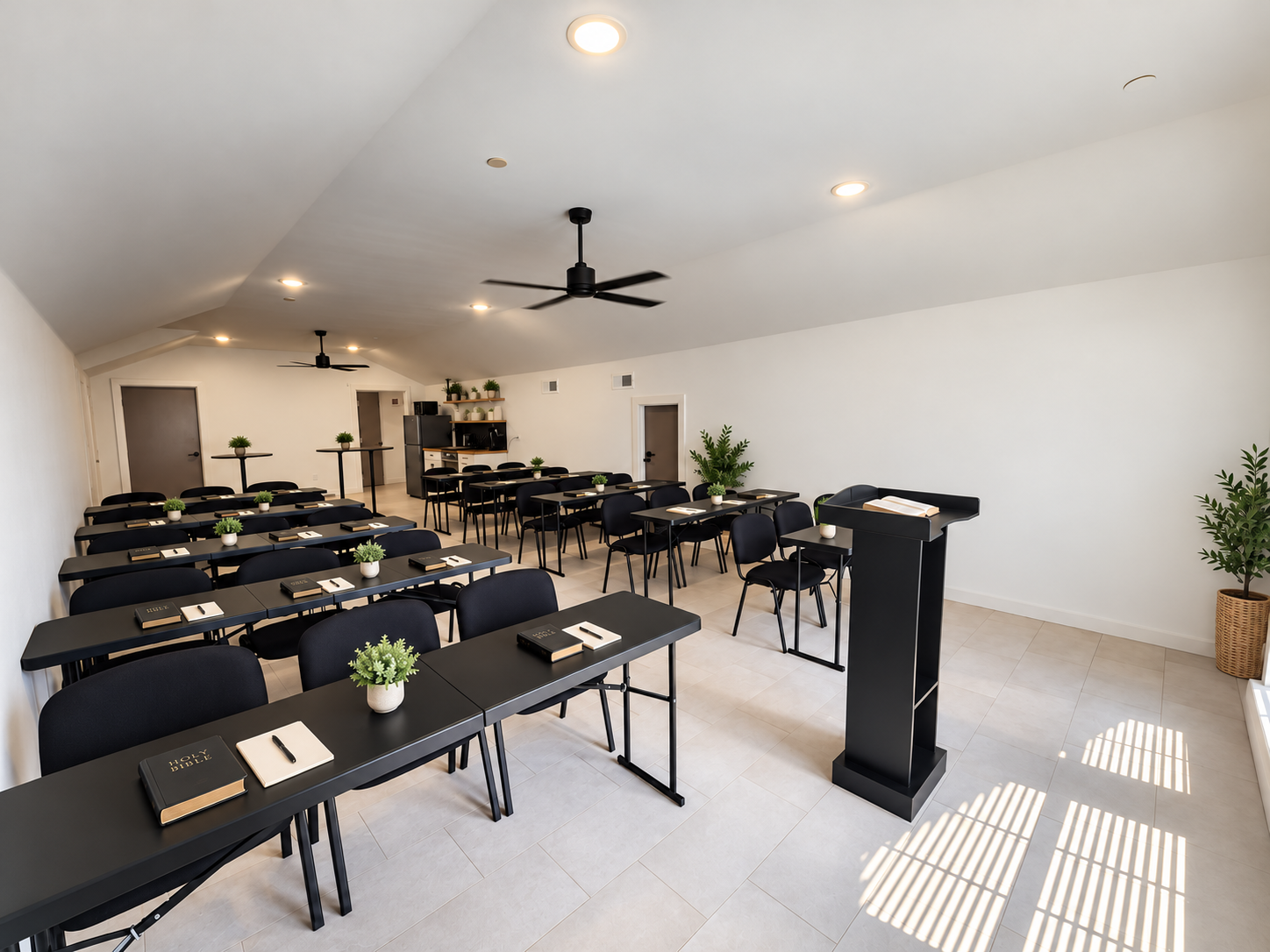 Church gathering event space