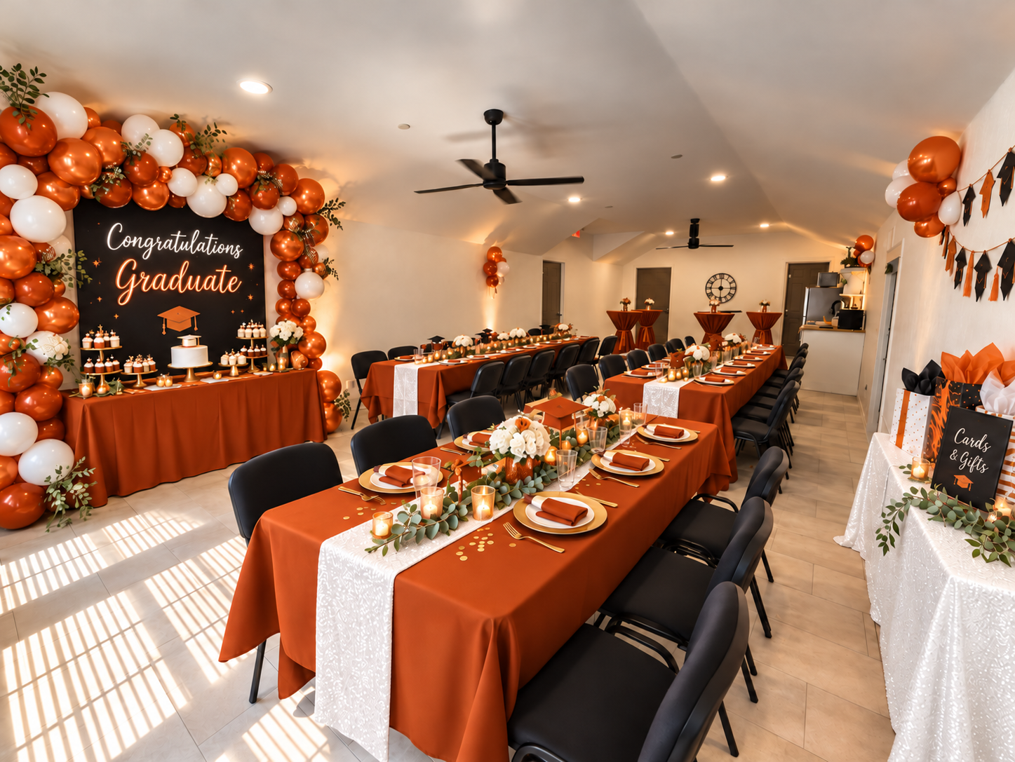 Graduation party private event space