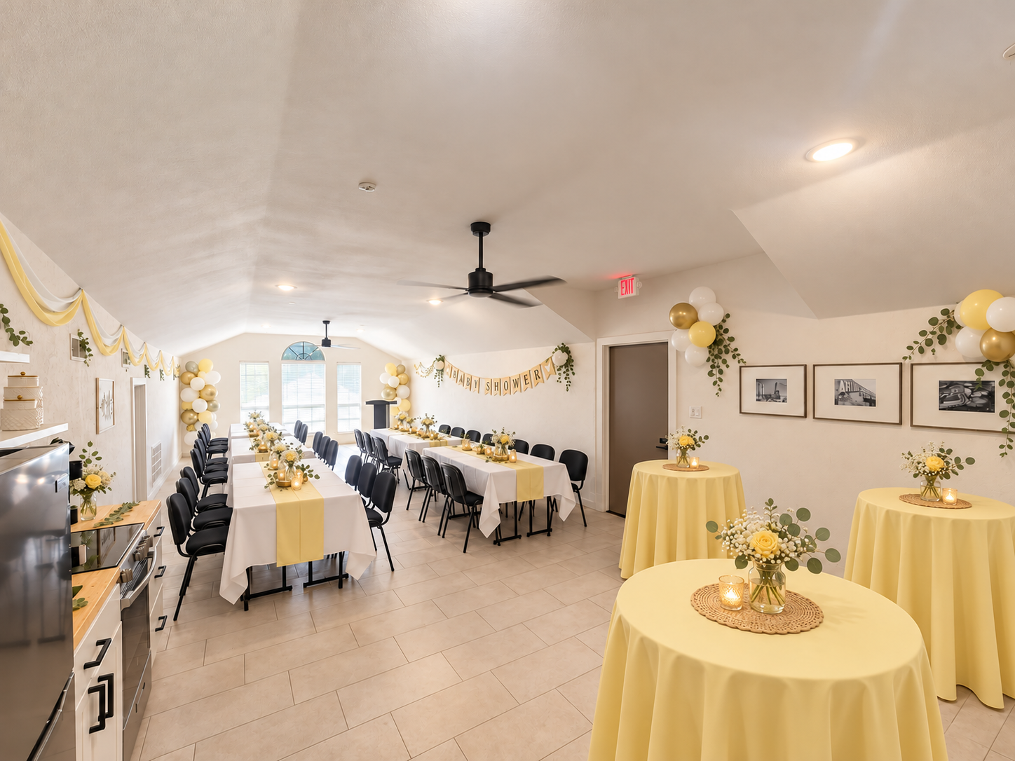 Baby shower event space