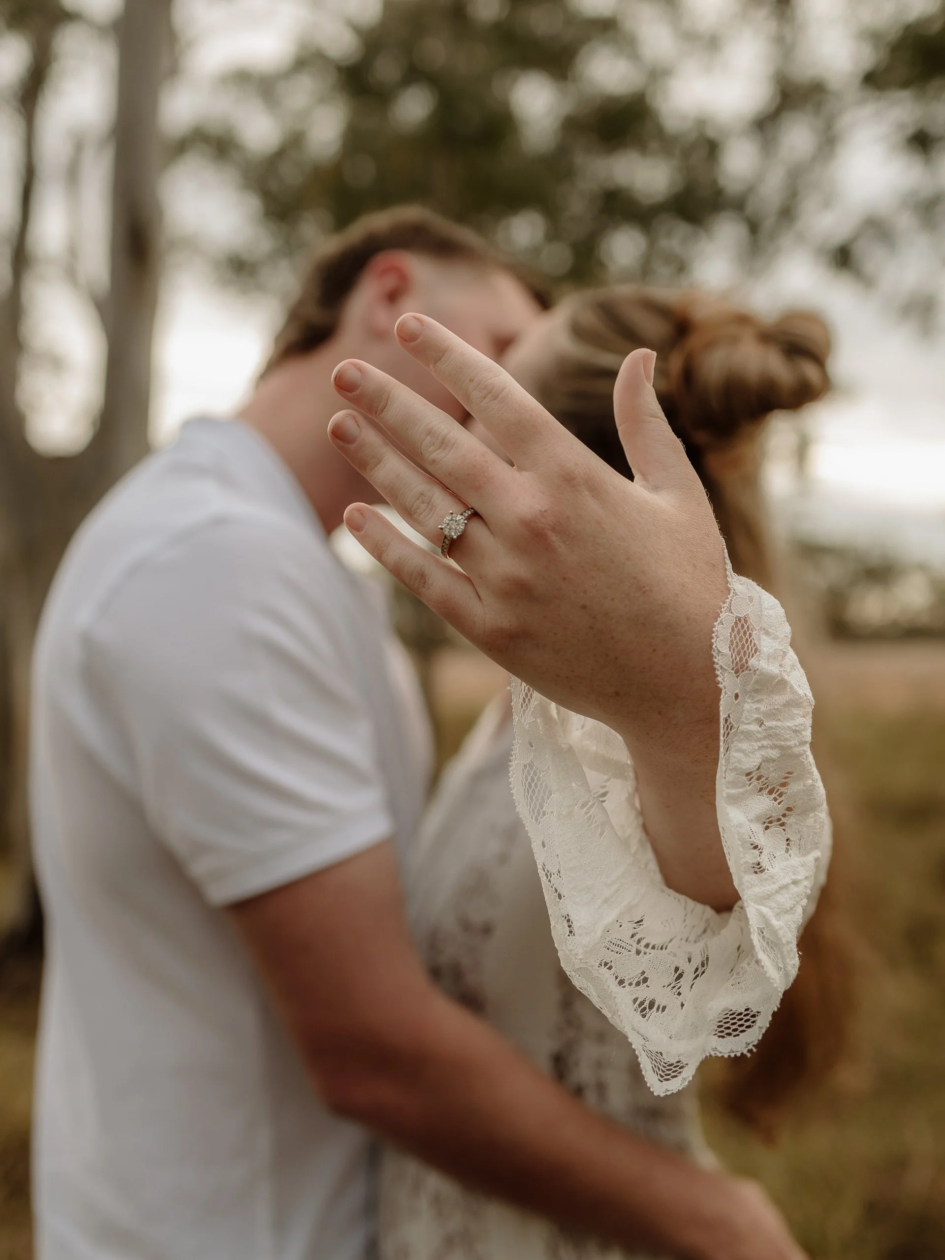 Outdoor engagement photography session by The COWGRL Edit