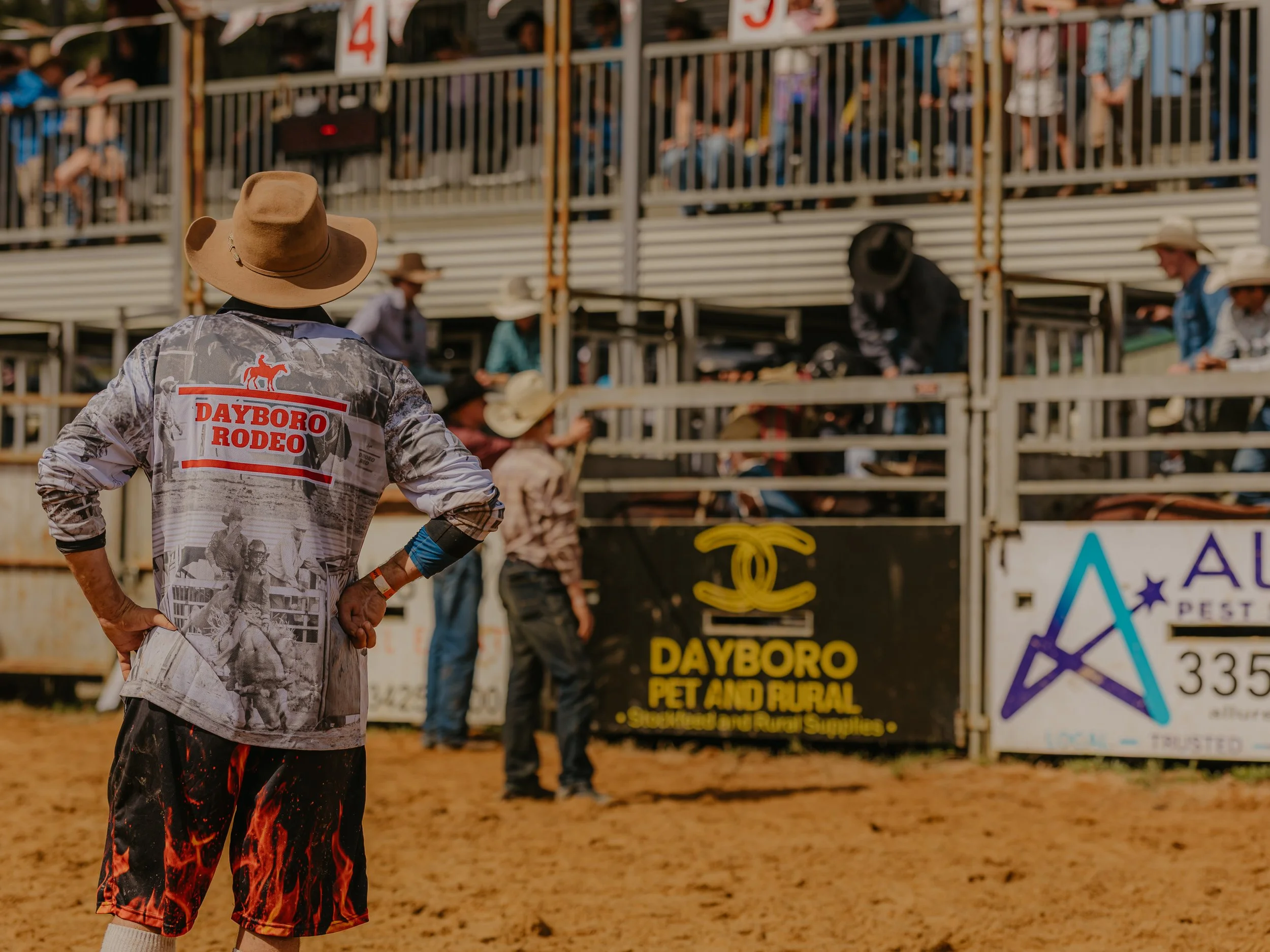 Western event photography capturing the atmosphere of a Queensland rodeo by The WESTRN Edit