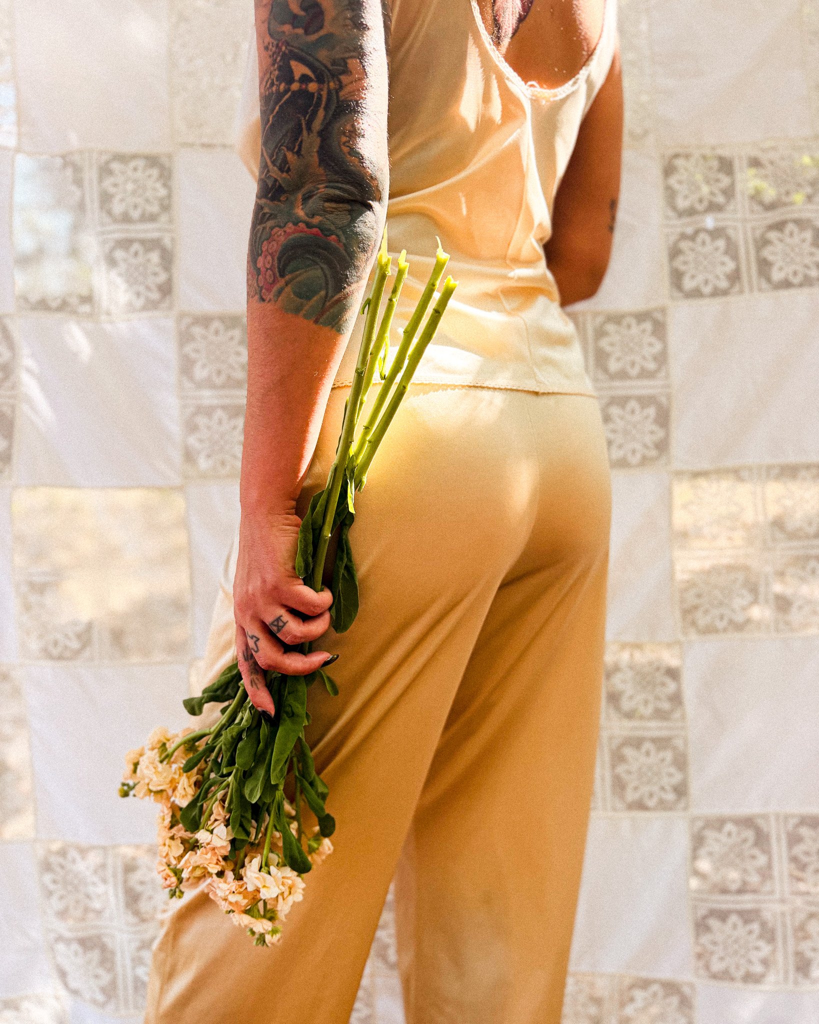 1970s/1980s Slip Tank and Pants Set