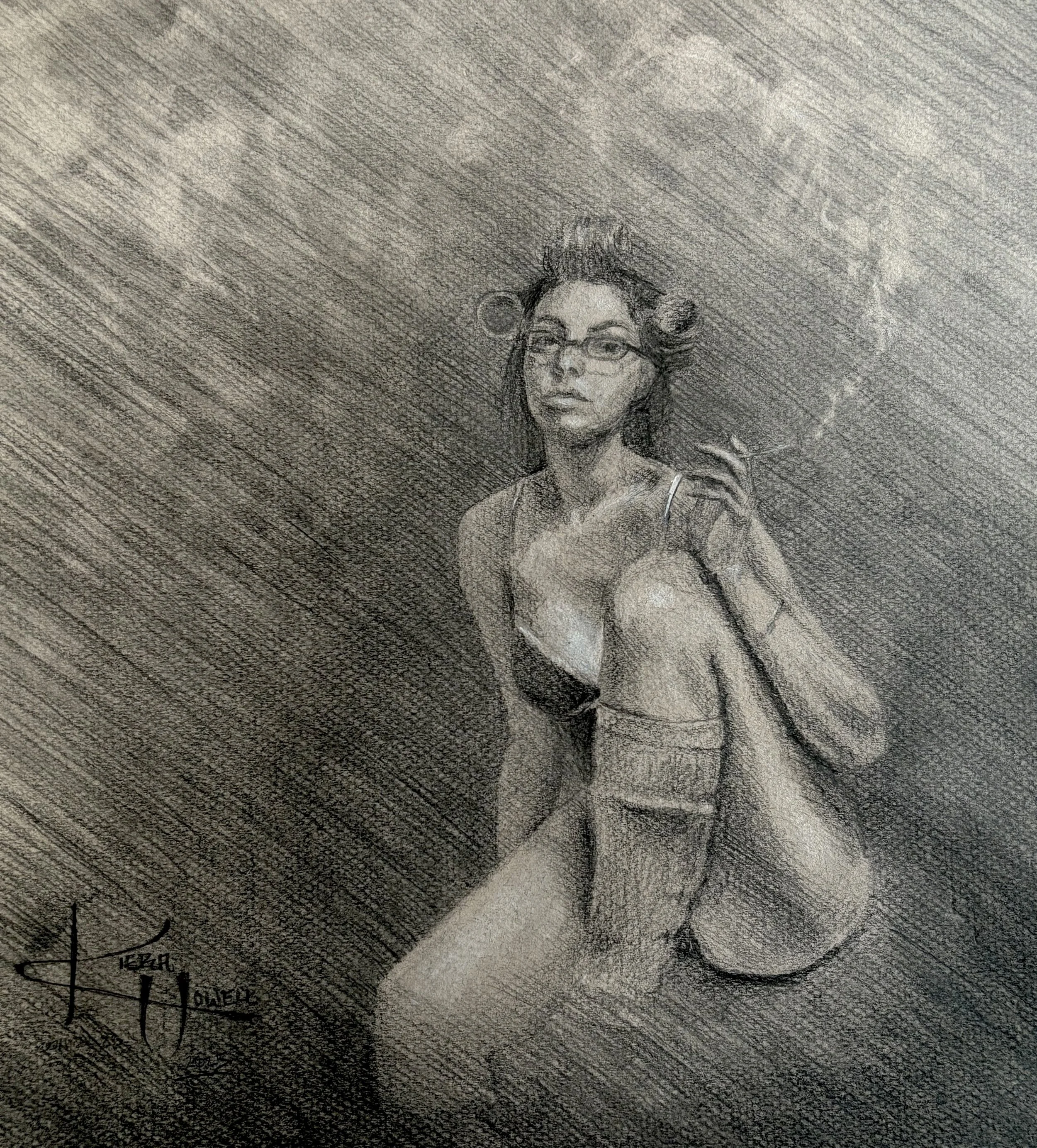 Woman with Cigarette